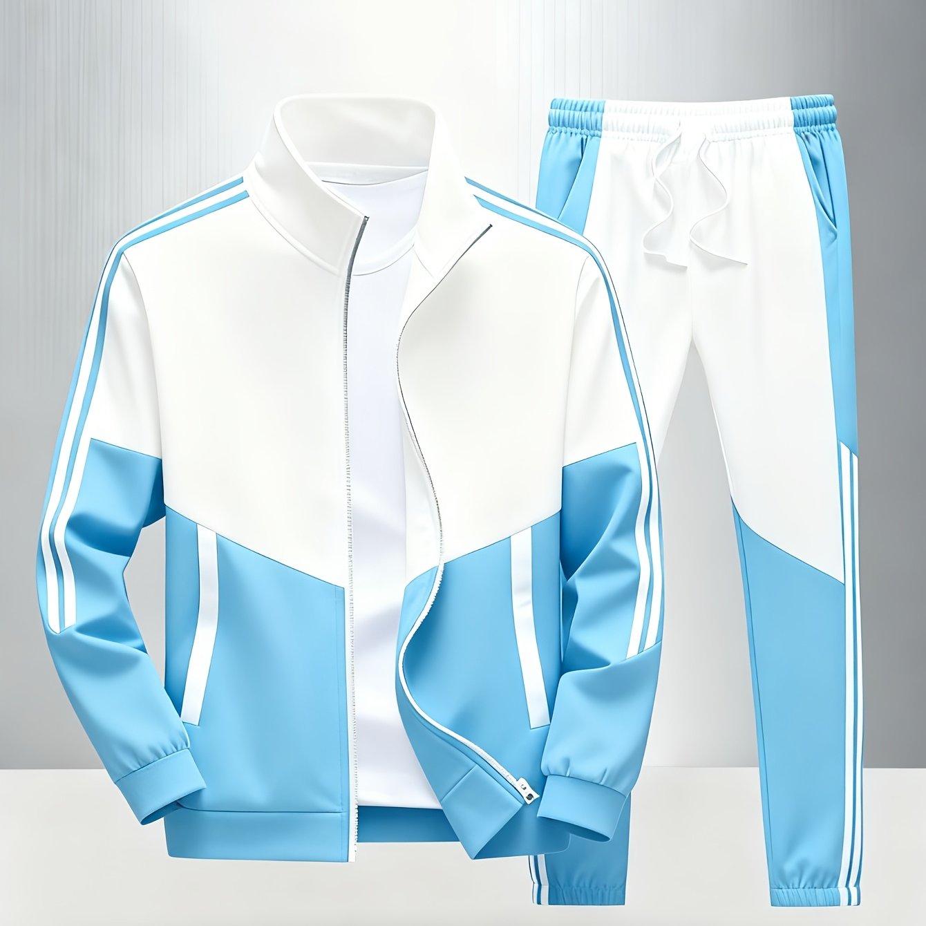 Image of A Matching Outfit! The 2026 Collection Features Trendy Casual Sports Jackets And Pants, As Well As Novelty Pajamas. Perfect For Everyone, A Stylish And Flexible Combination Suitable For Any Occasion.