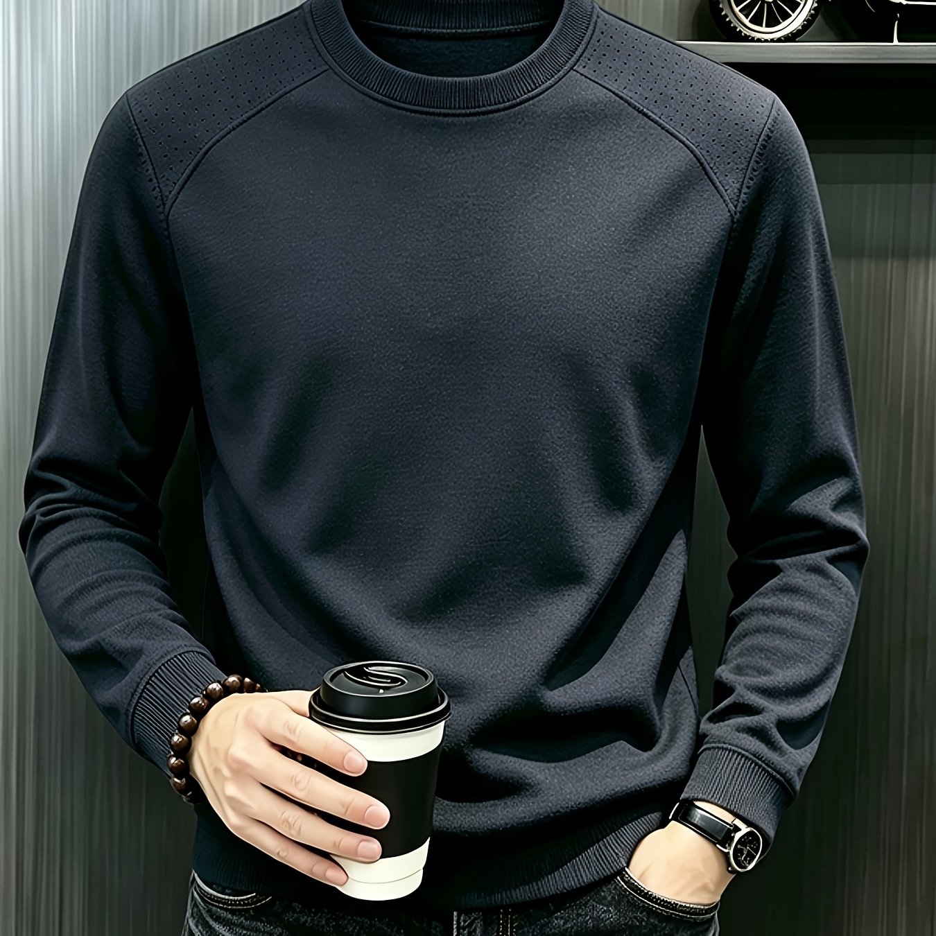 TEMU Autumn Long Sleeve 's Sweatshirt Casual All-match Pullover