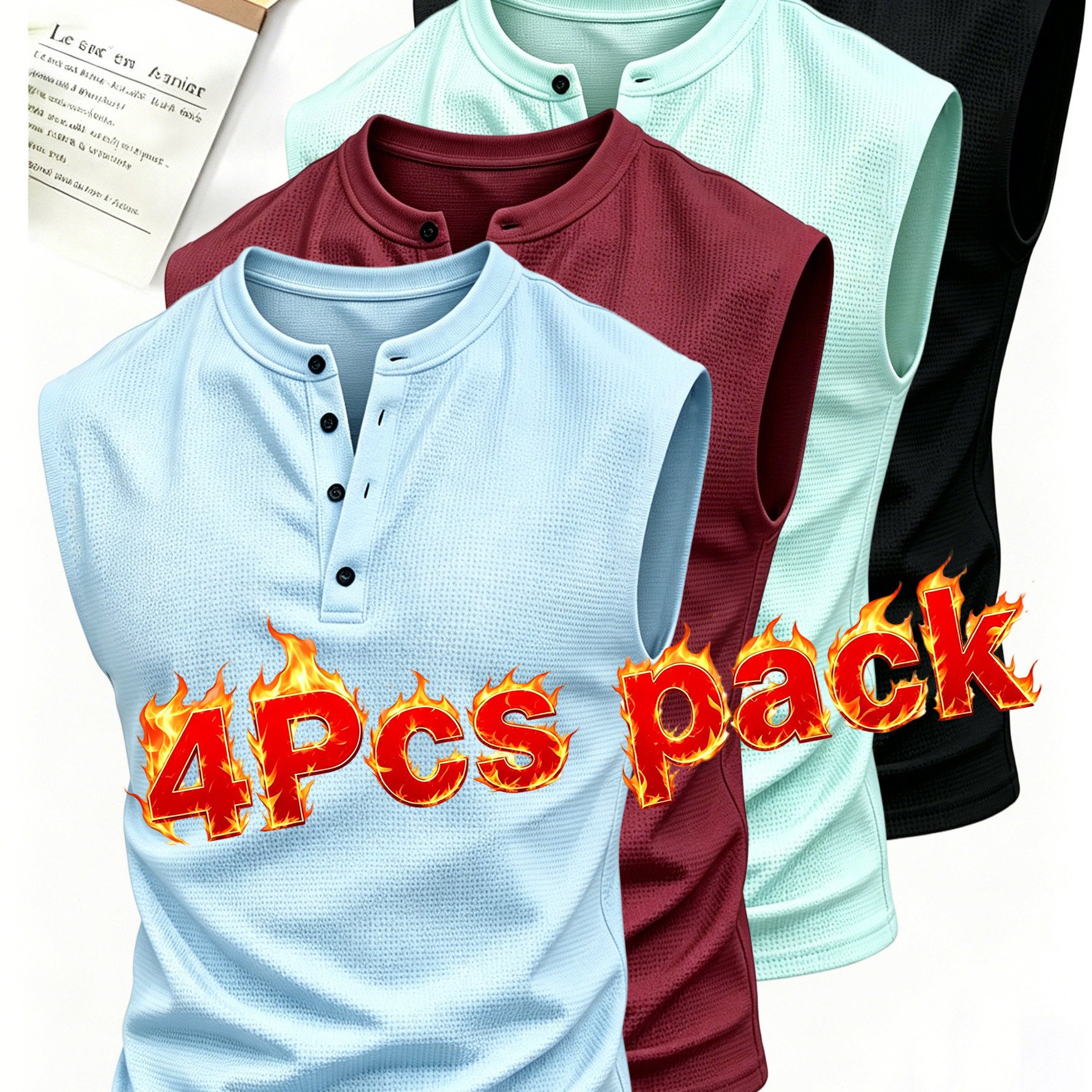 TEMU 4pcs T-shirt manches léger et respirant pour homme, design sportif décontracté, coupe ajustée, idéal pour les loisirs d'été, les tenues