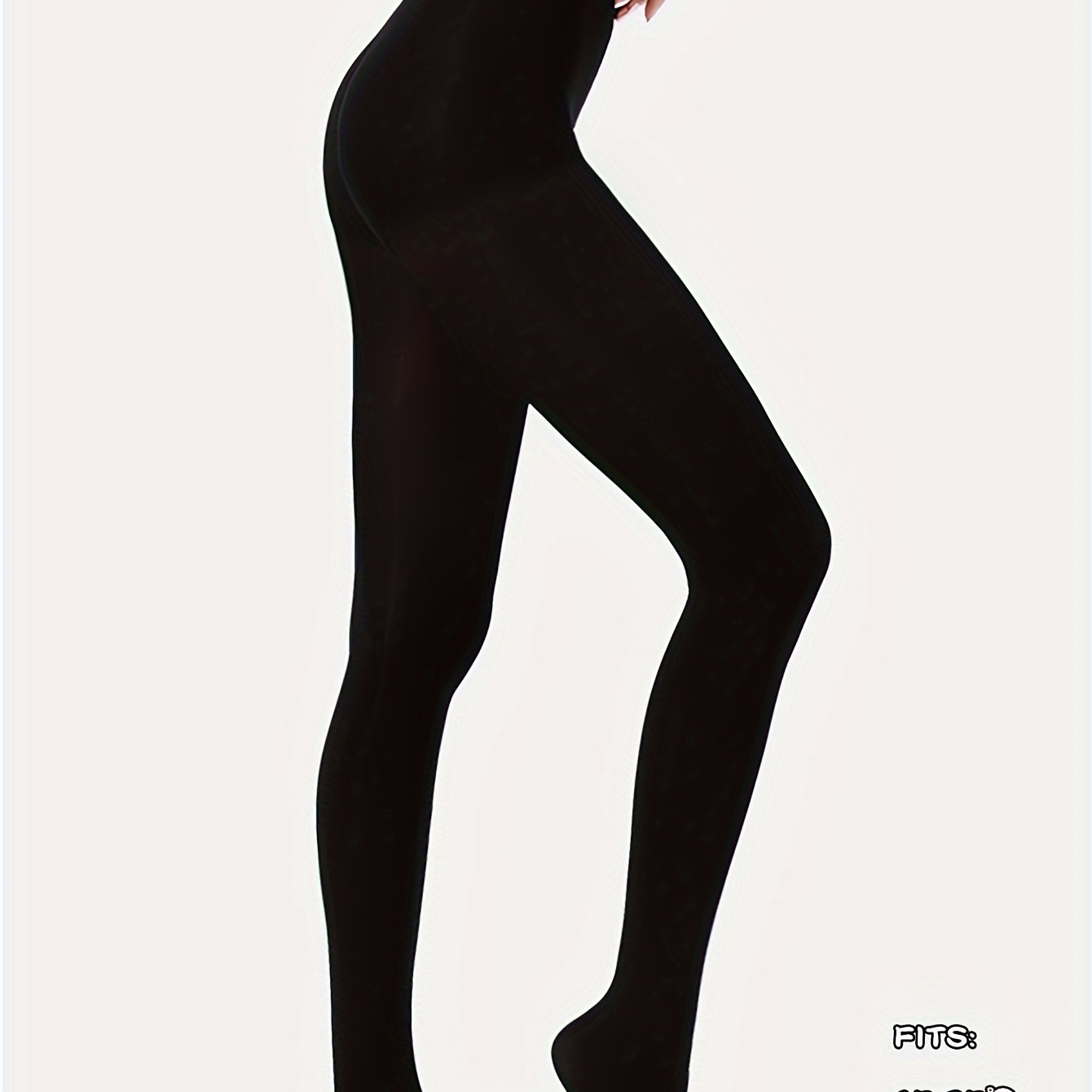 E-shop Schlankmachende Schwarze Strumpfhosen für Damen - Hochelastisch, Nicht Durchsichtige Leggings für Frühling & Herbst