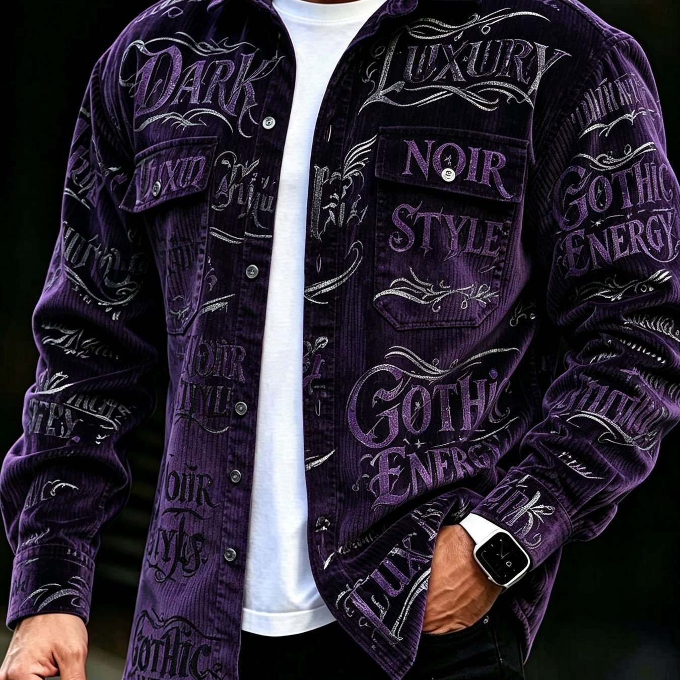 Image of Men's Jacket, Non-embroidered Design, Fabric Is Skin-friendly And Comfortable, Casual Versatile Style, Suitable For Camping, Outdoor Activities, , Etc., A Top For Gifts