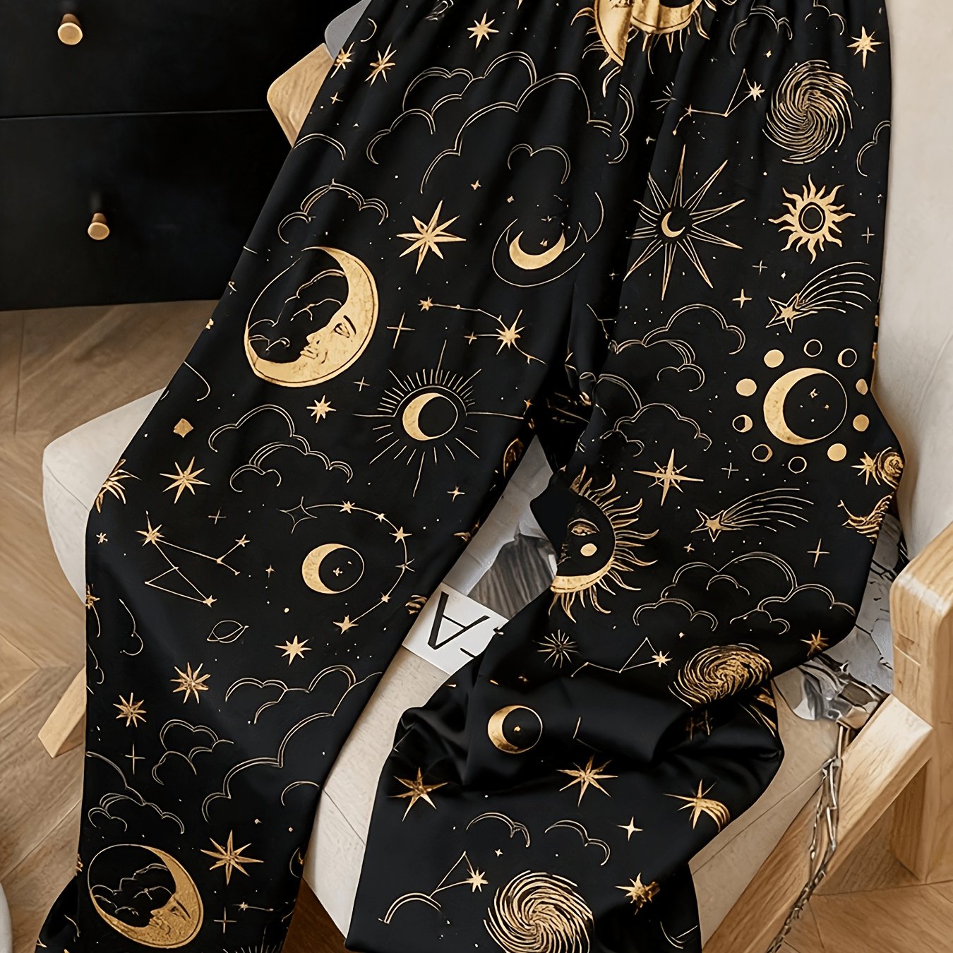 E-shop Bedruckte Damen Schlafhose | Galaxie Muster, Lässiger Stil, Ganzjahres