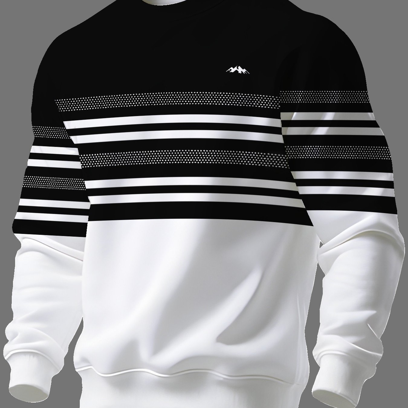 TEMU Men's Fashion Trendy Brand Round Neck Long Sleeve Sweatshirt Spring Autumn Men's Round Neck Sweatshirt Top Autumn