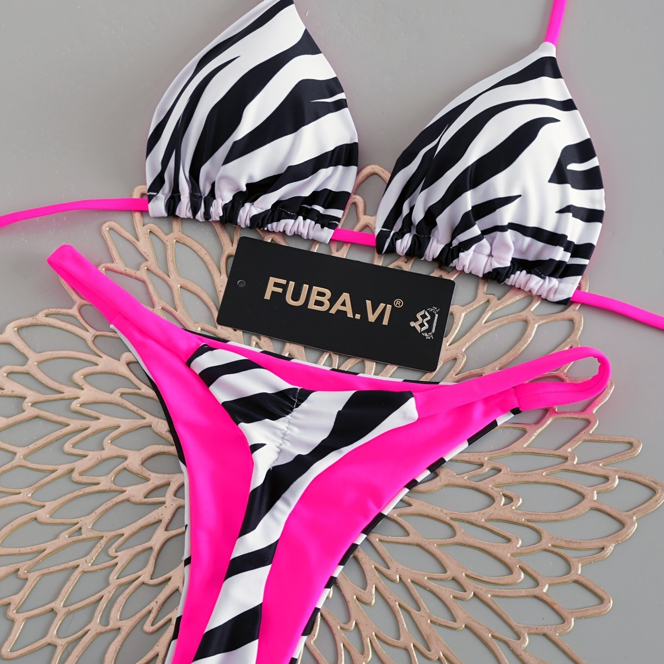 TEMU European And Split Bikini Swimsuit, Beach