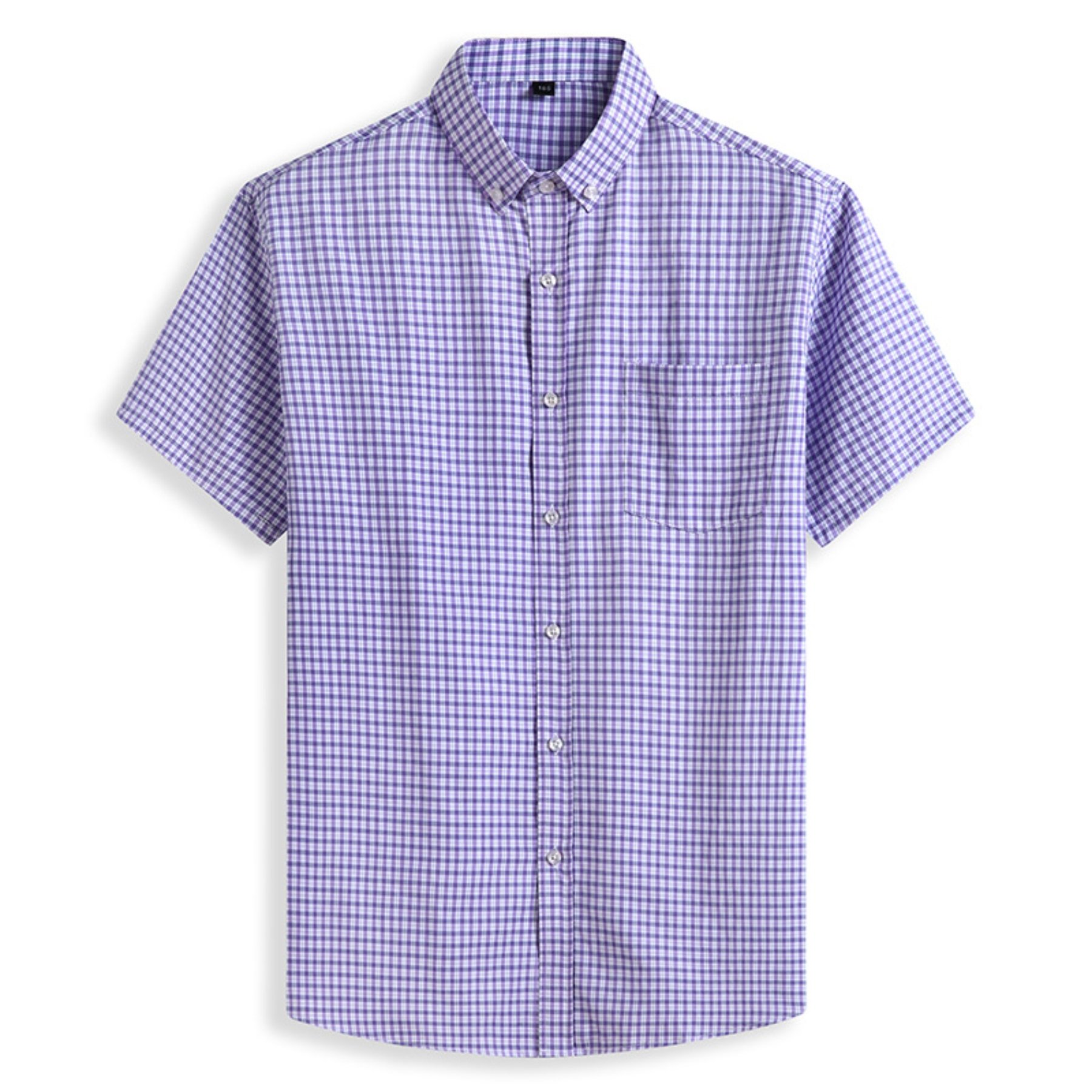 Image of Large Men's Shirt Thin Short Sleeved Loose Collared Shirt Outdoor Fashionable Casual Top, Plus Size