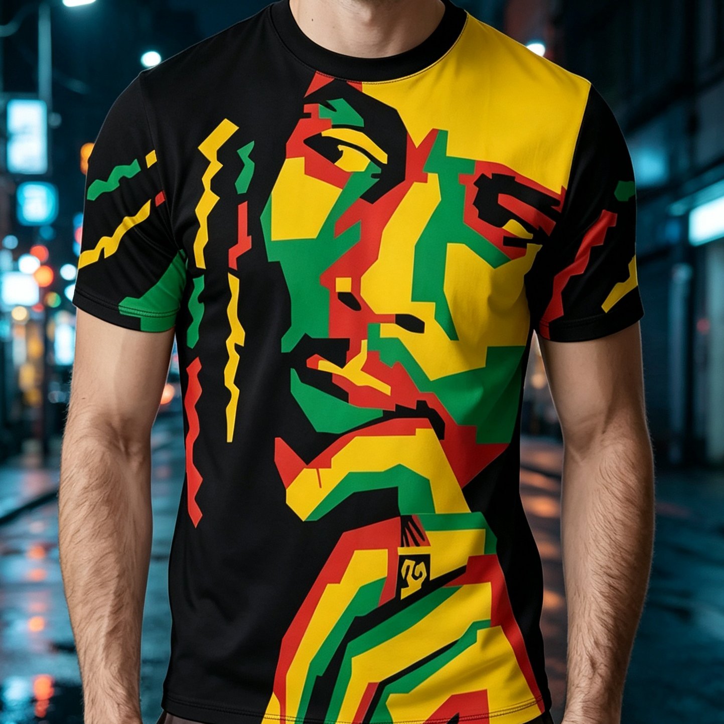 TEMU [printed Design- No Texture] Men's Fashion Casual T-shirt "", Featuring Digital Printing, Full Of Style, With And Comfortable Fabric