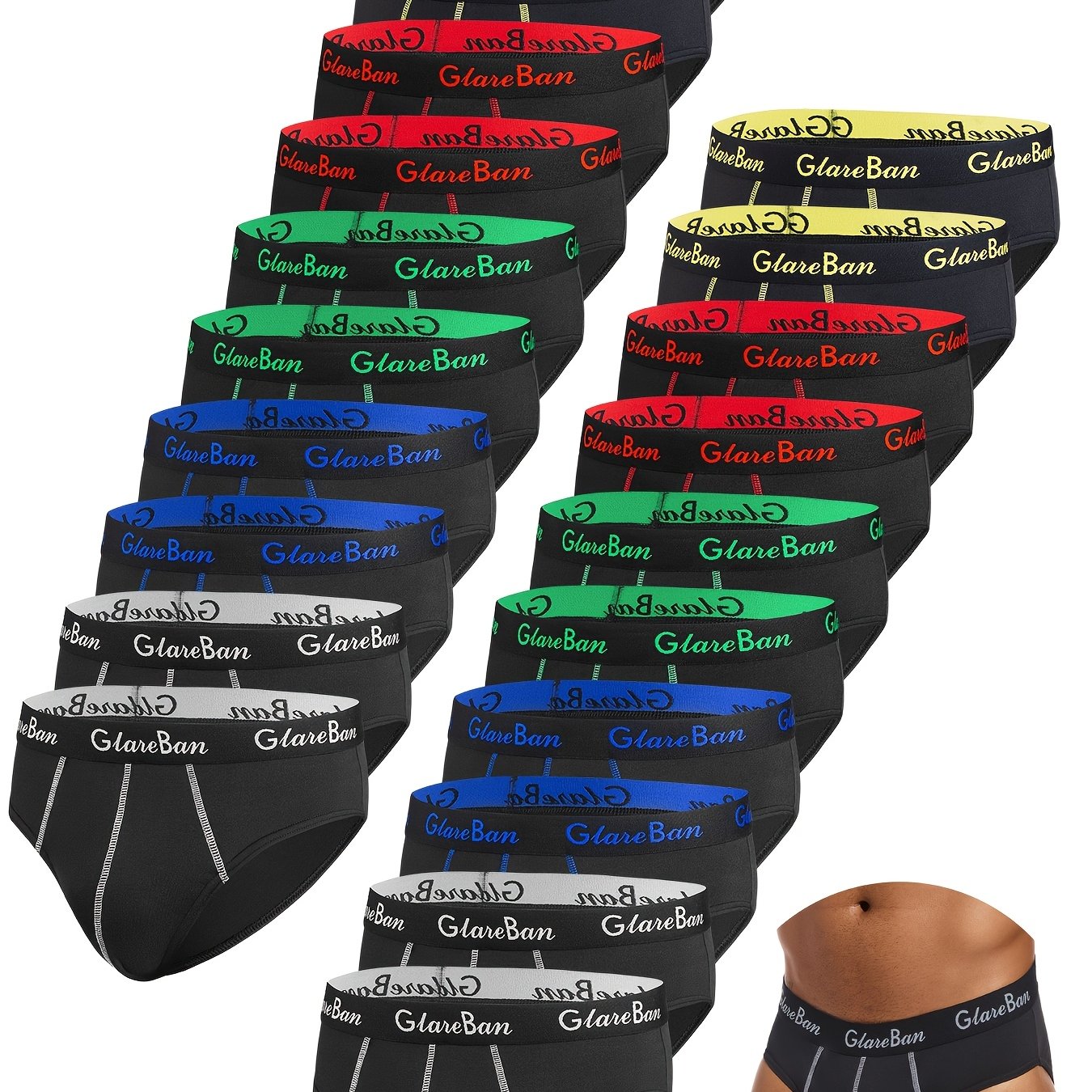Image of 20pcs Pc Briefs Style For Men Panties New Underwear Male And Underpants For Slips Comfortable