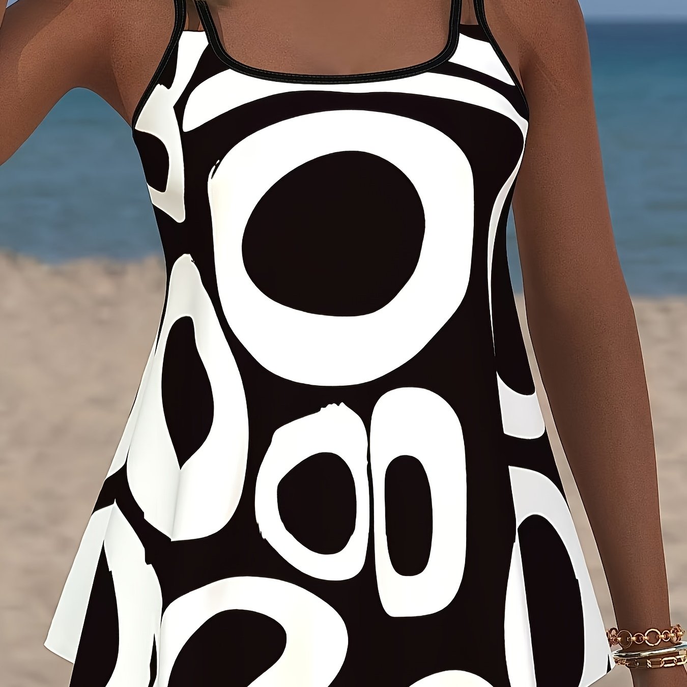 Women's Plus Size Tummy Control Two-piece Swimsuit