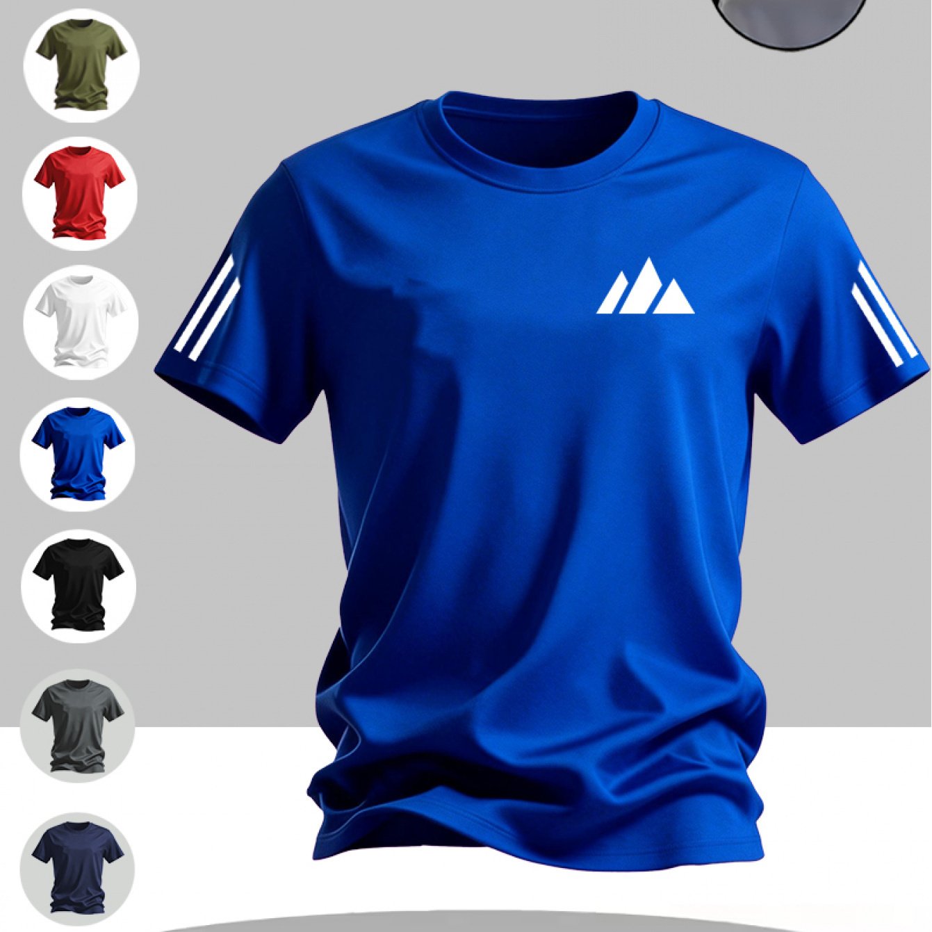 TEMU [new Product ][ Day][father's Day]new Summer Men's Sports T-shirt, Breathable, Quick-drying, -friendly, Simple Printed Loose-fitting Training