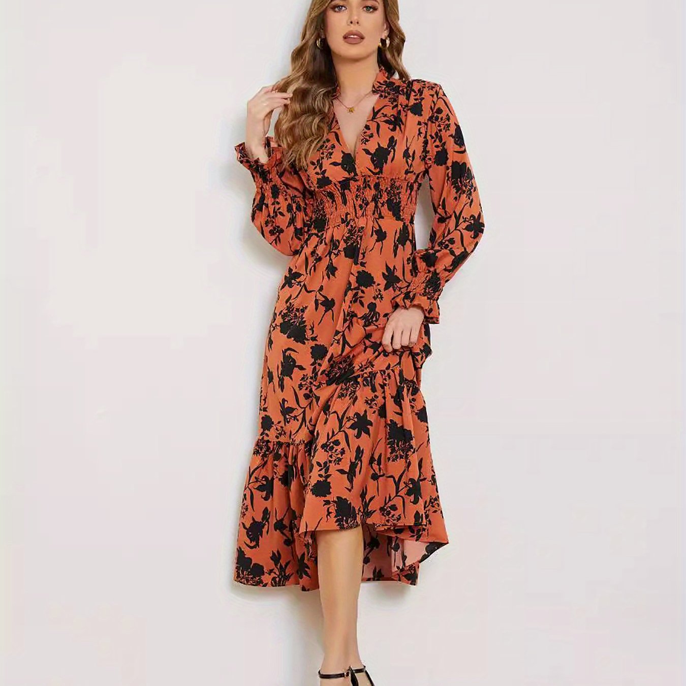 Women's Flowy Maxi Skirt Summer Casual Long Skirts