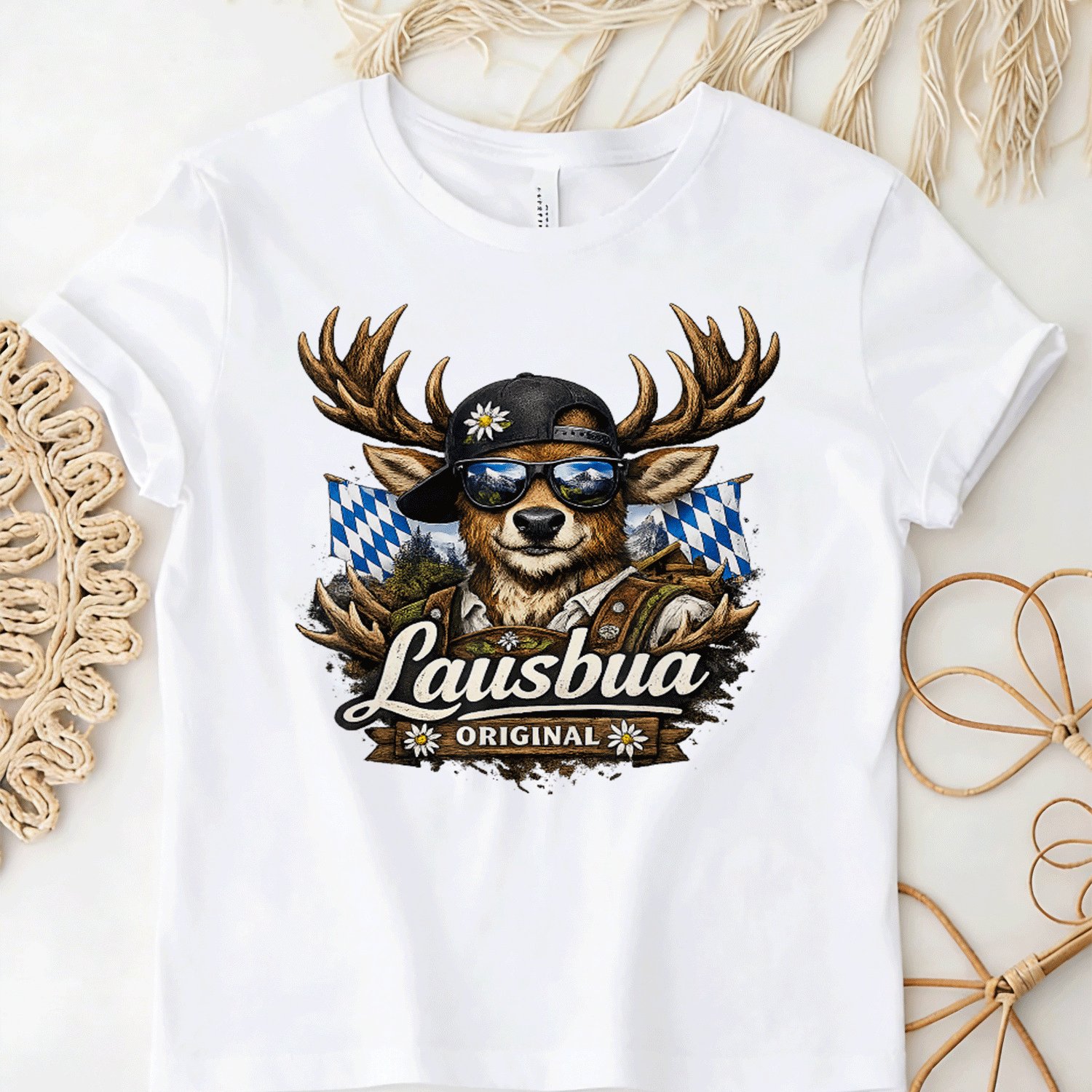 Image of Shirt Kinder Trachtenshirt Herren Lederhose Trachten T-shirt For Men Women Unisex Funny T-shirt