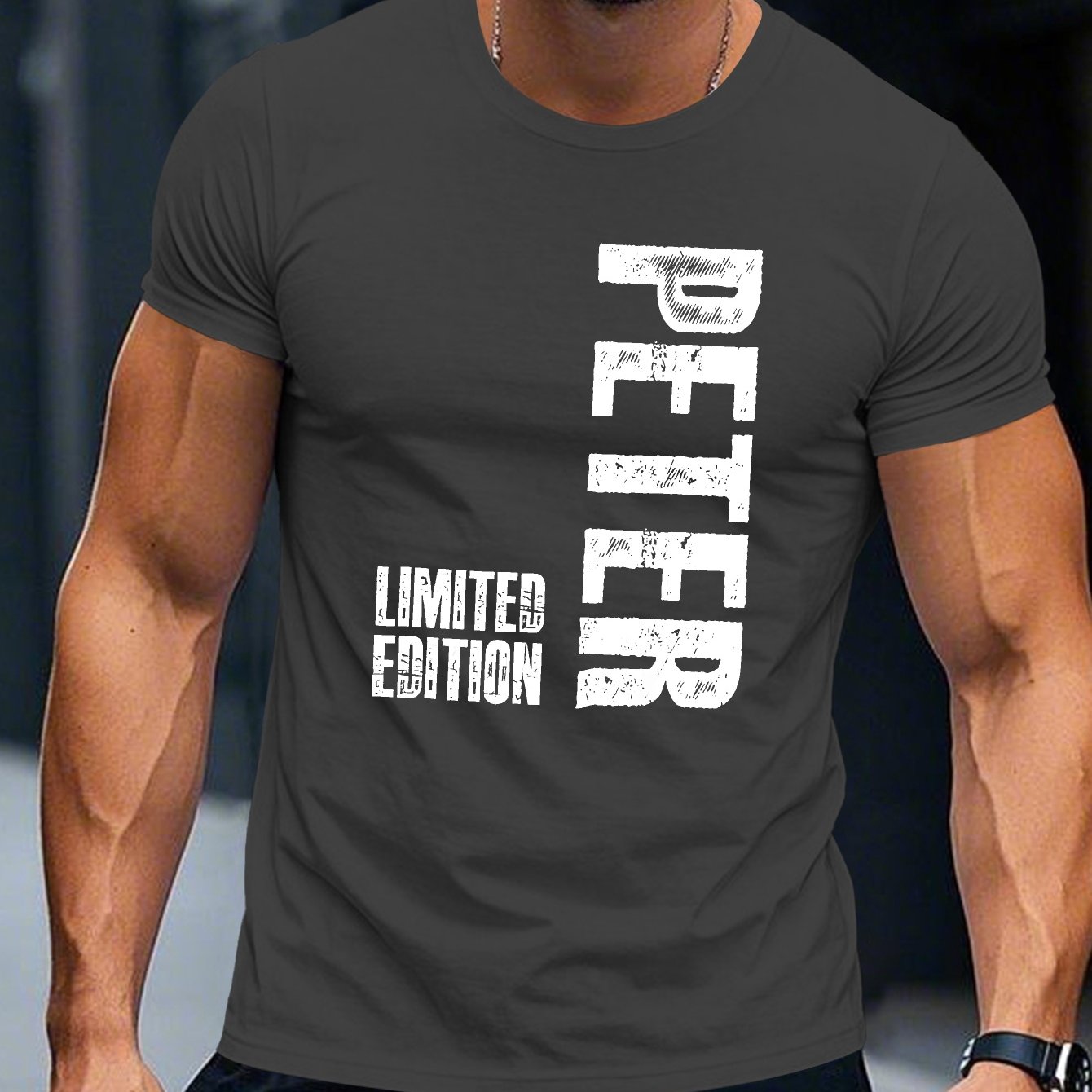 TEMU Peter Edition Men's Short Sleeve T-shirt Summer T-shirt Top