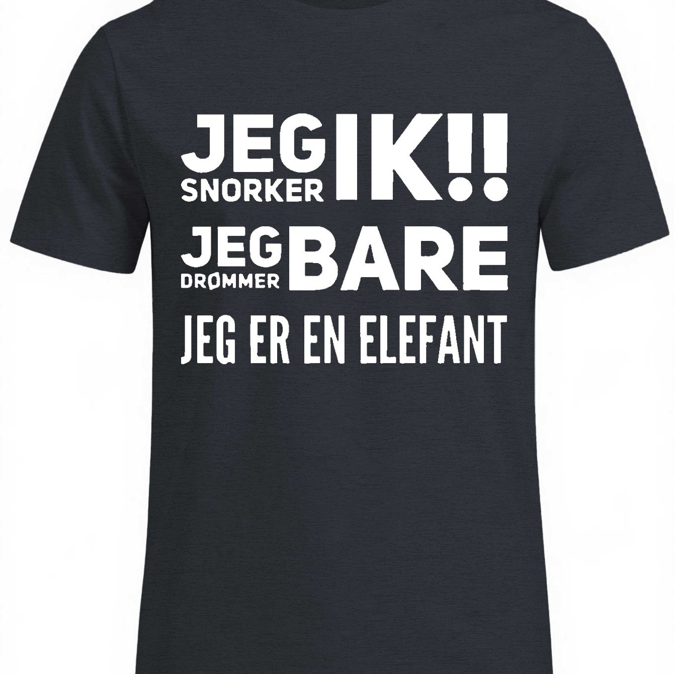 TEMU Men's Plus Size Funny Danish Humor Saying T-shirt - "" & "" Graphic Print Short Sleeve Tee For Big & Tall Guys, Casual Summer Tops For Danish