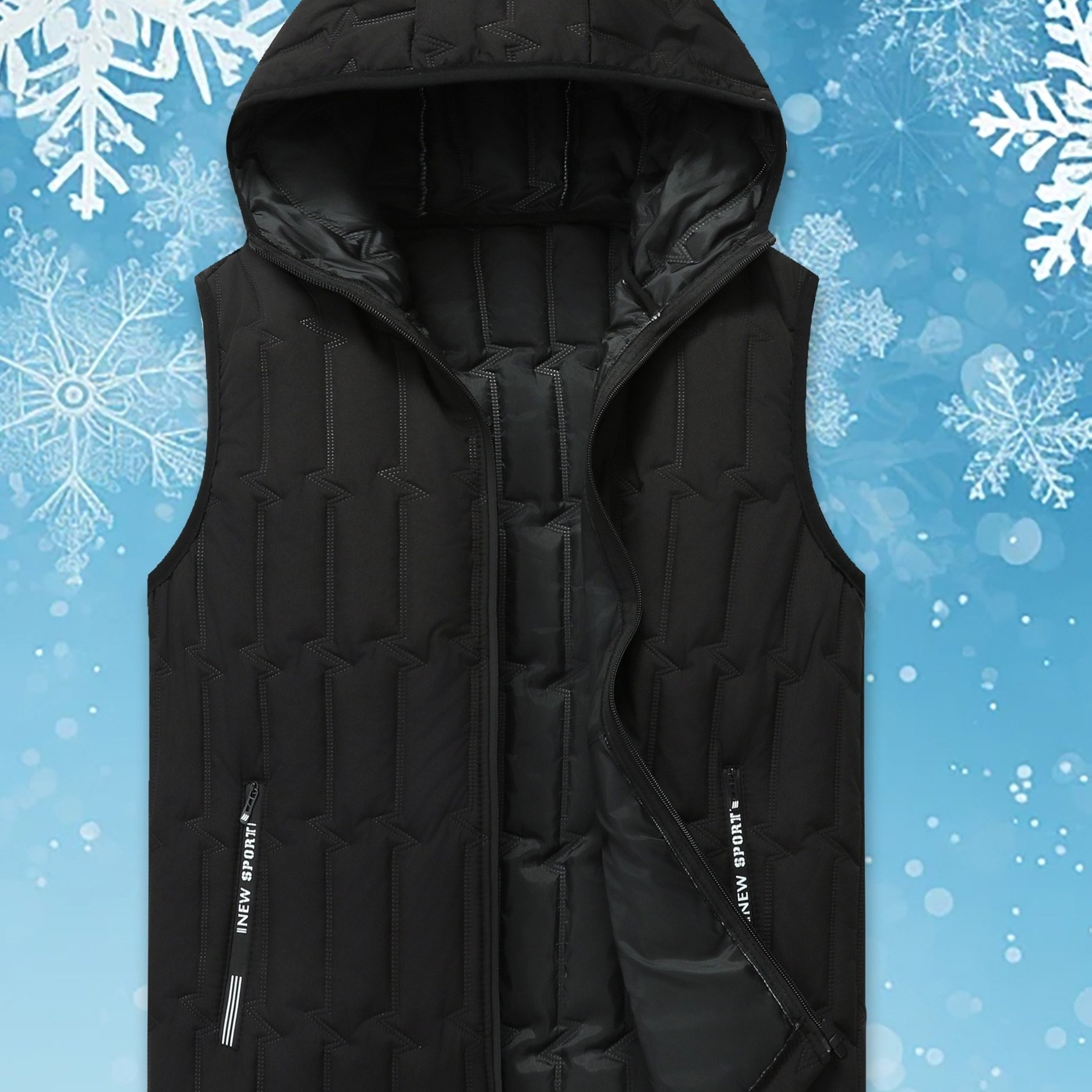 TEMU Men's Sporty Casual Vest For Running And , Fashionable And Versatile Sleeveless Vest, Men's Gilet
