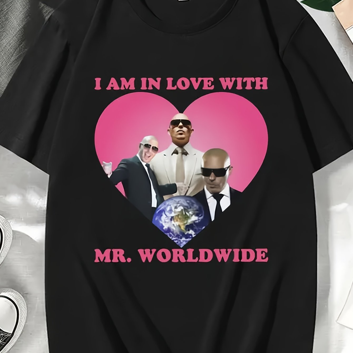 Funny Mr Pi-i Tbu Lls Worldwide That Graphic T-shirt | Men's Fashion Oversized Vintage Harajuku T-shirt, Crew Neck, Stretch Fabric, , Perfect For