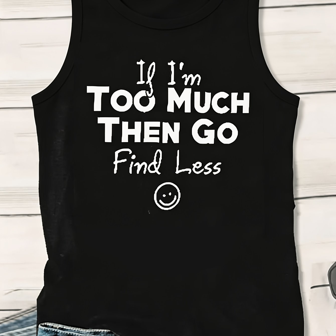 TEMU Women's Slogan Top T-shirt