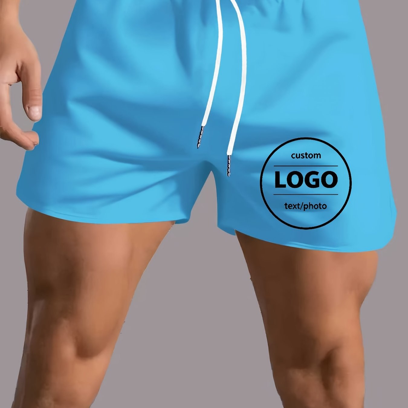 TEMU Customizable Men's Quick-dry Shorts – Featuring Diverse Patterns And Quick-dry Material, Suitable For Sports And Fashion Styles. Ideal For Daily