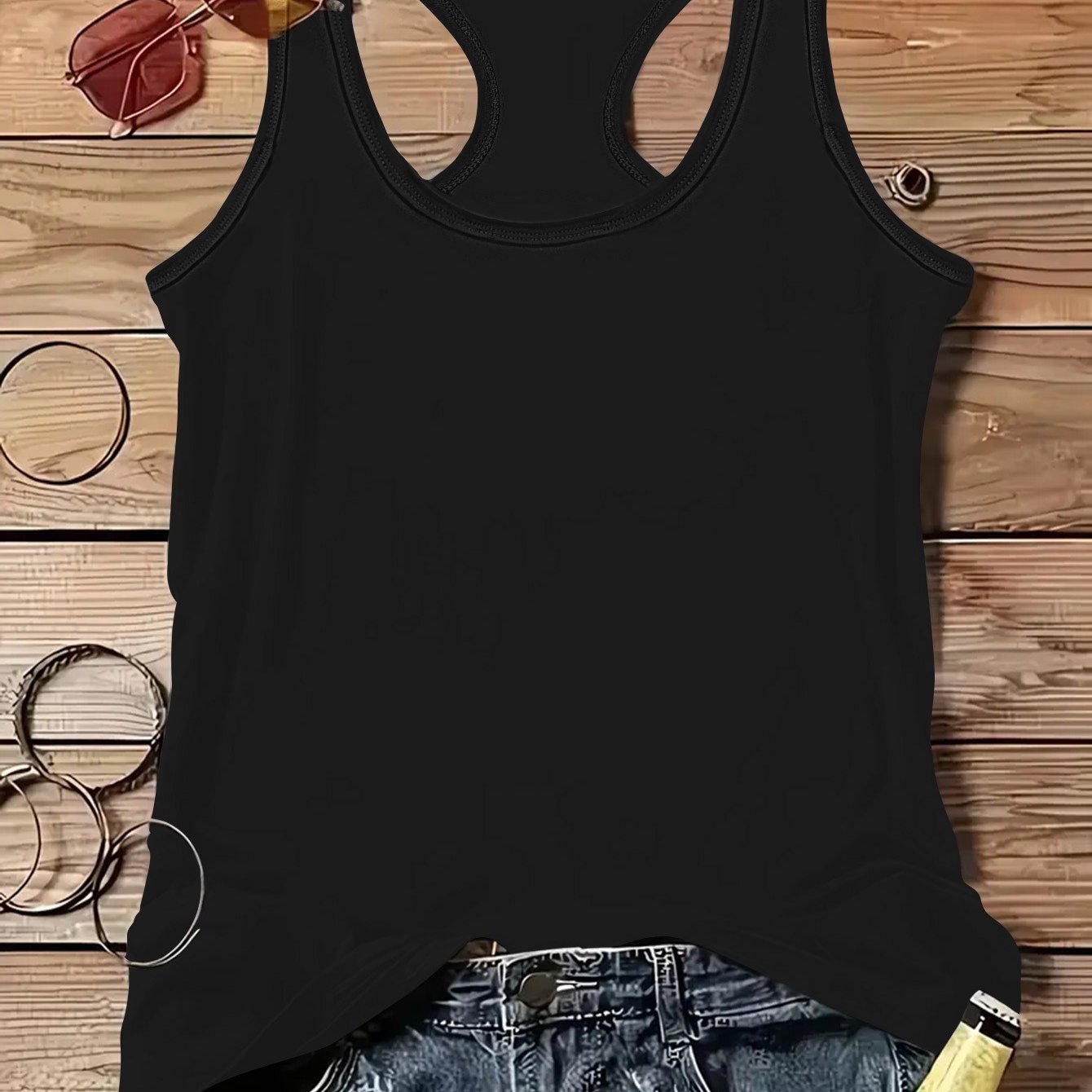TEMU New Summer Tank Top, Women's Camisole, Easy And Stylish, Y2k Style, Suitable For Commuting, Vacation, And Dates. A Must-have For Summer Women's