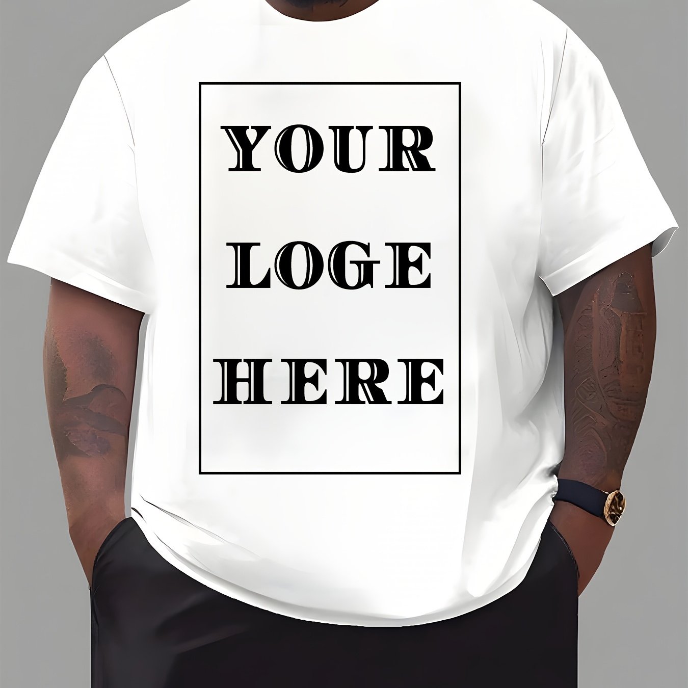 TEMU Father's Day Gift - Men's T-shirt | Soft And Breathable | Custom Personalized Print | Comfortable Shirt For Men, Plus Size