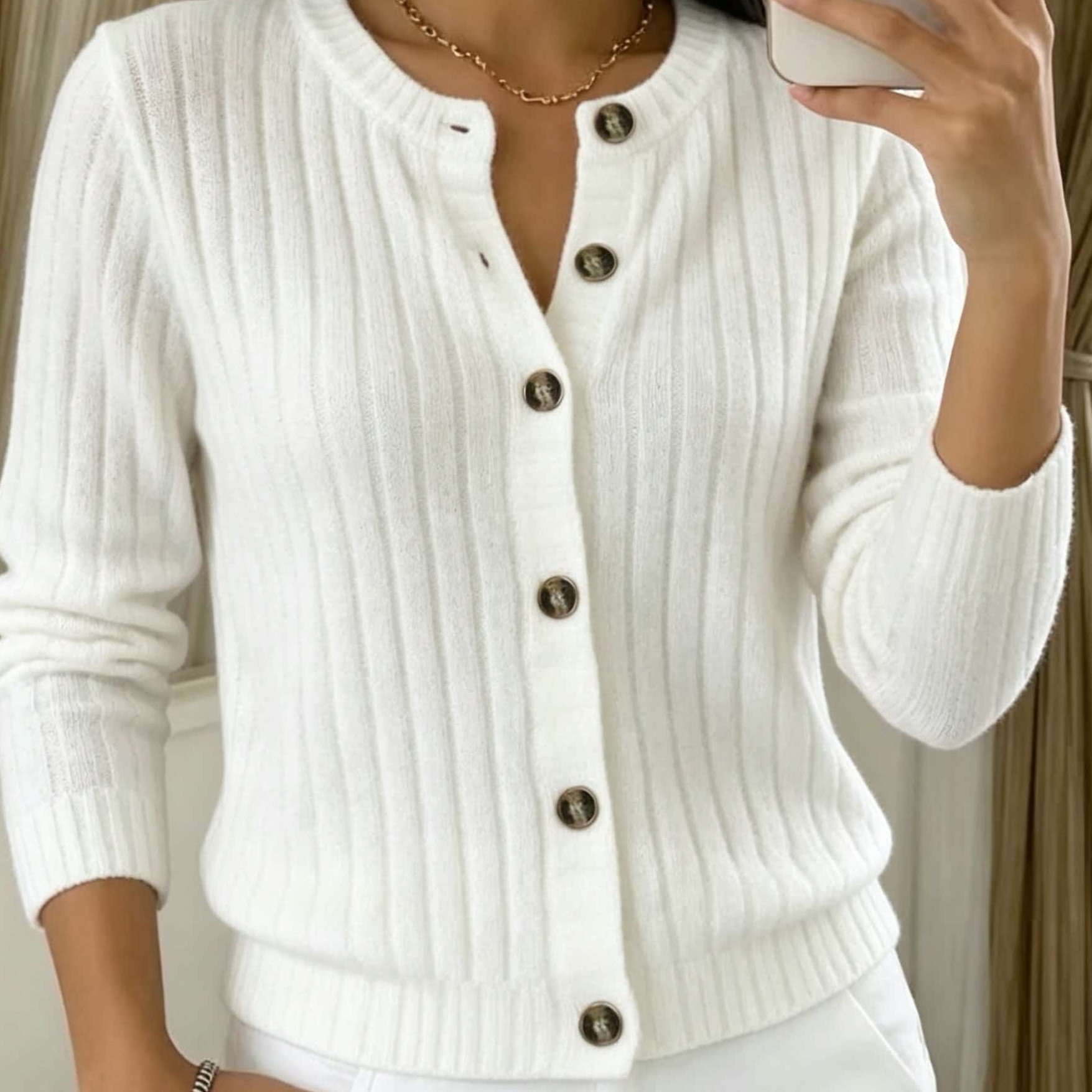 TEMU Women's Casual Ribbed Jacket, Casual Jacket