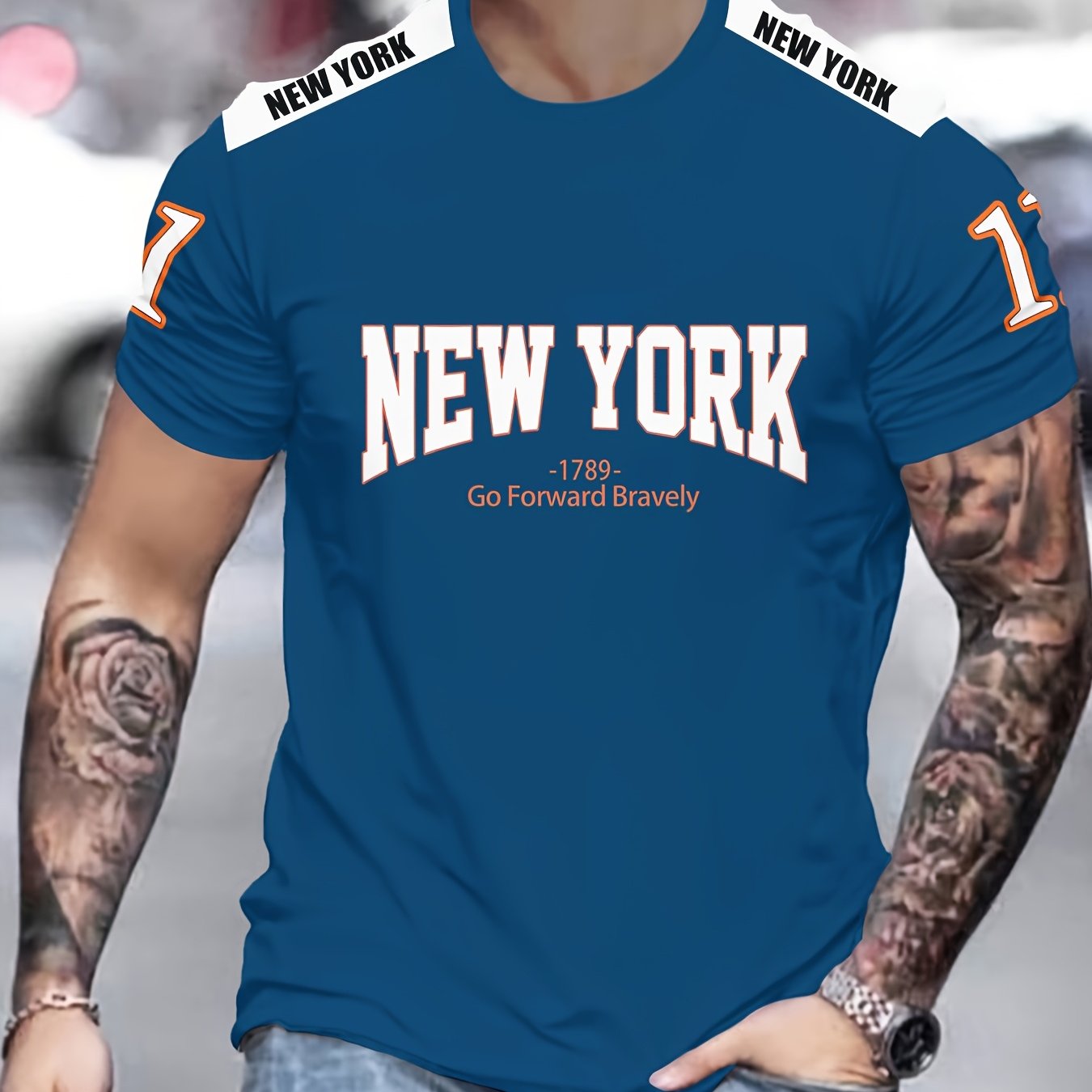 TEMU Ale Novelty Men's 3d Print Fashion T-shirt