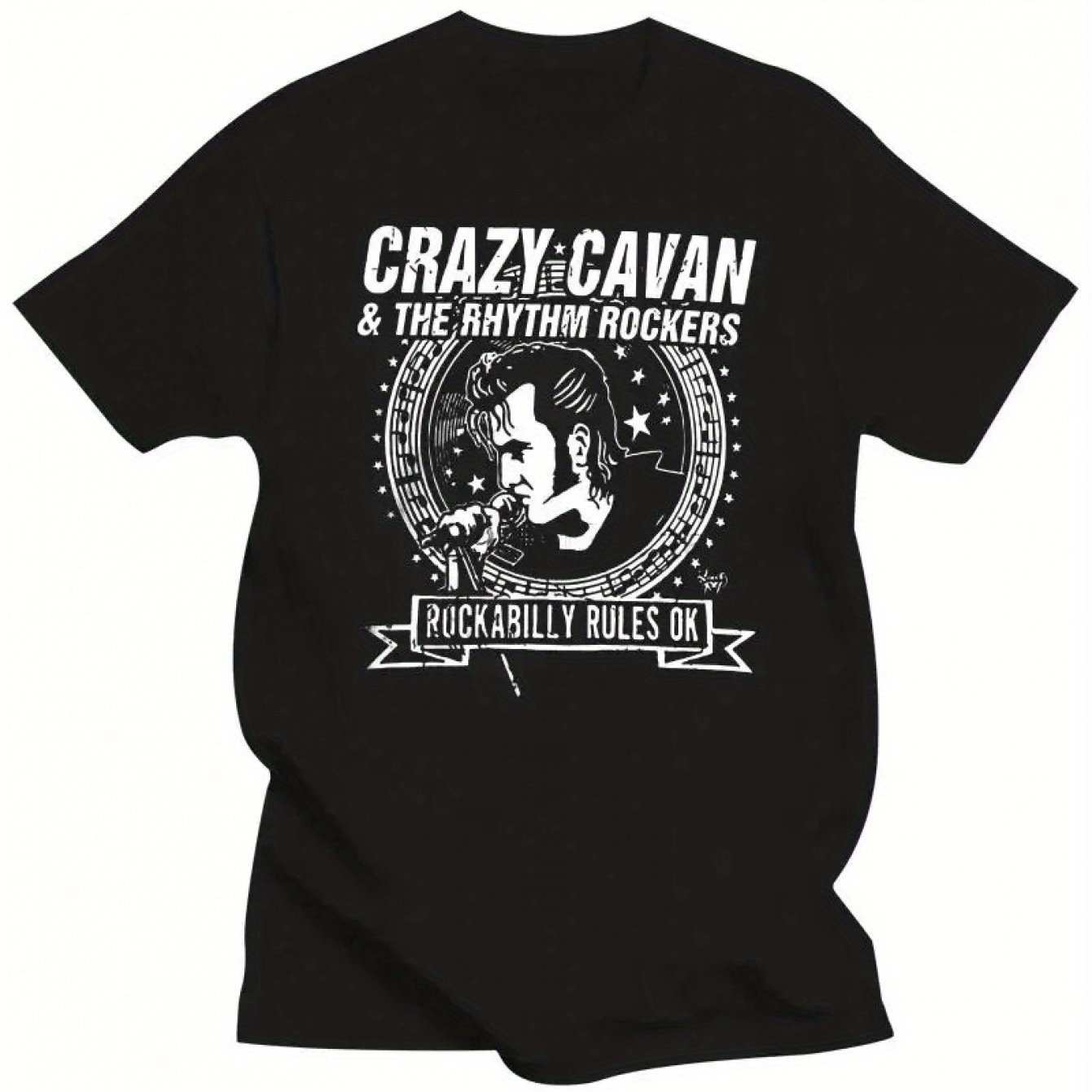 TEMU Popular Crazy Cavan Band Mens Rockabilly Style Cloth For Male Vintage Ropa Hombre Mens Clothing