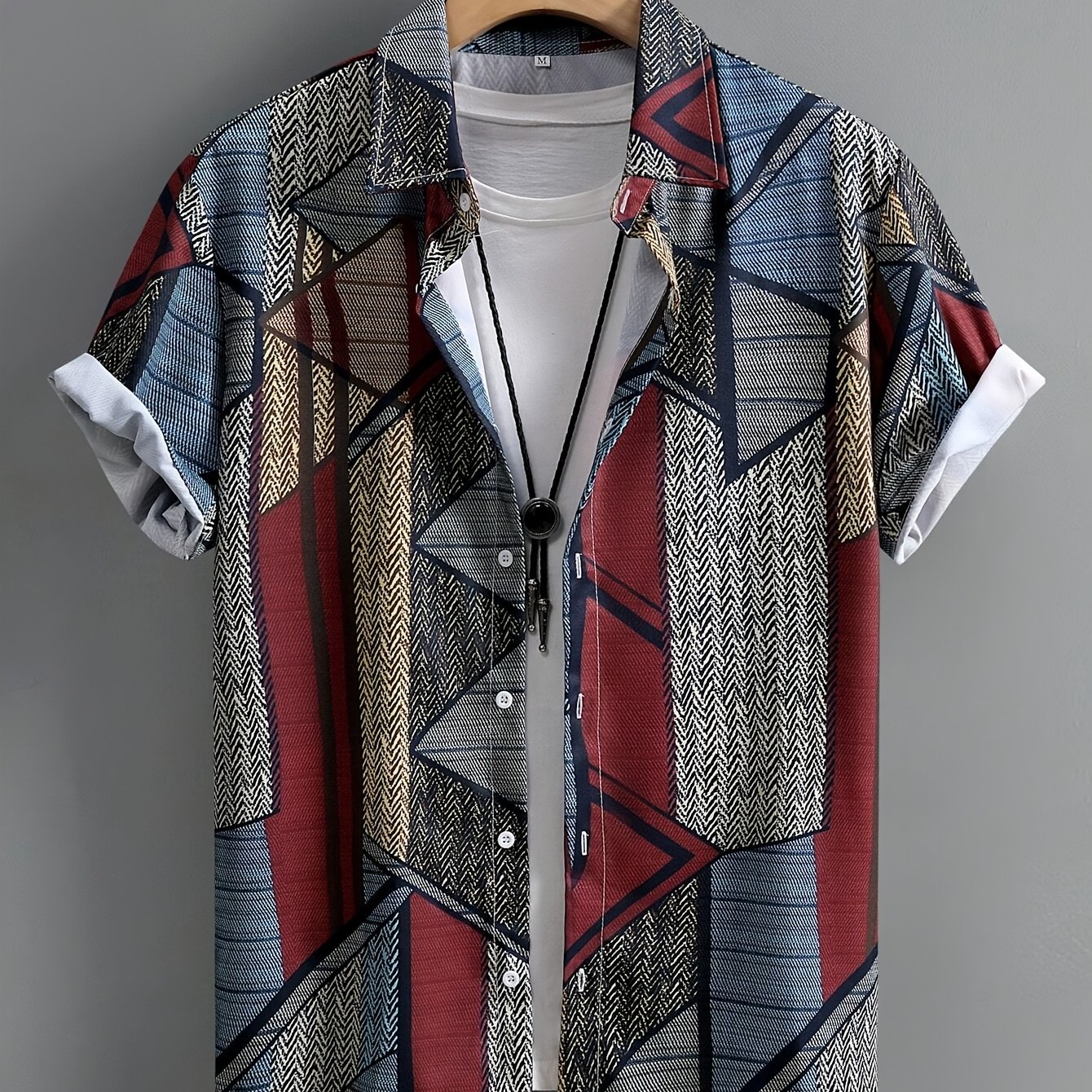 E-shop Herren Sommer Kurzarmhemd Casual mit Druck