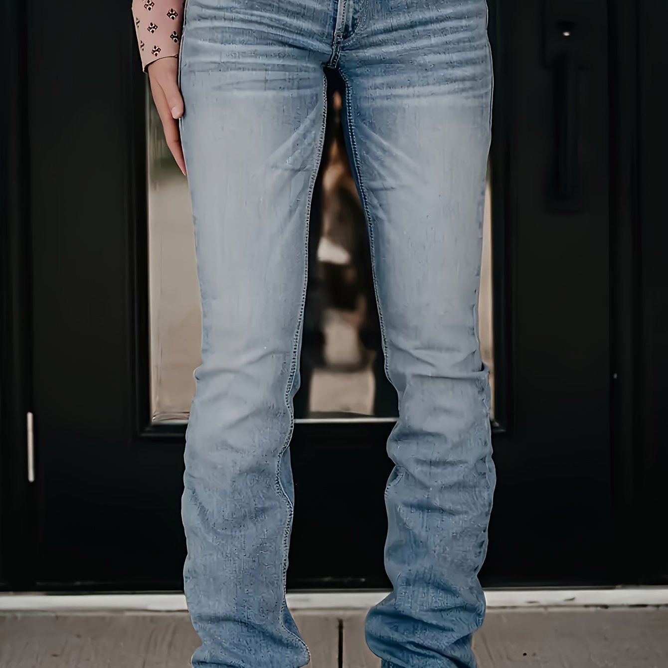 Stretch Denim Pants