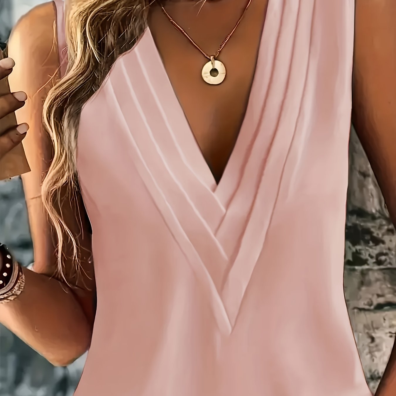 E-shop Bk0309001 Cross-Border Europäische und Amerikanische Neue Einfarbige Sexy V-Ausschnitt Vielseitige Bluse Damen Top Eleganter Richtungsweiser
