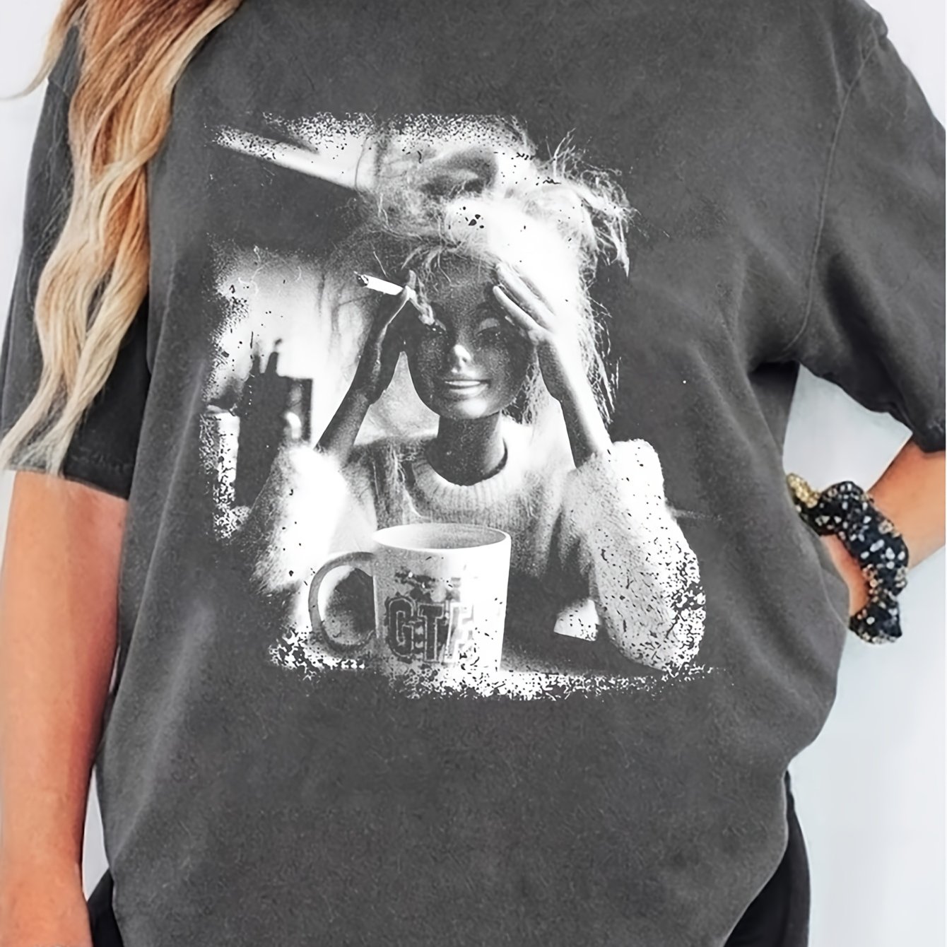 New Arrivals 230g Heavy Weight Vintage Distressed Meme Shirt Colors Viral Internet Tee: retailer-supplied image