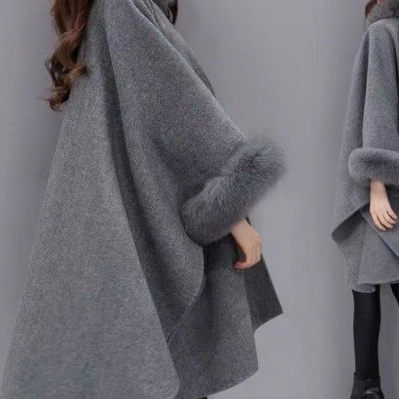 TEMU Women's Coat, Outerwear, Comfortable, Collar, Fashionable, Intellectual, Autumn And Winter Outerwear