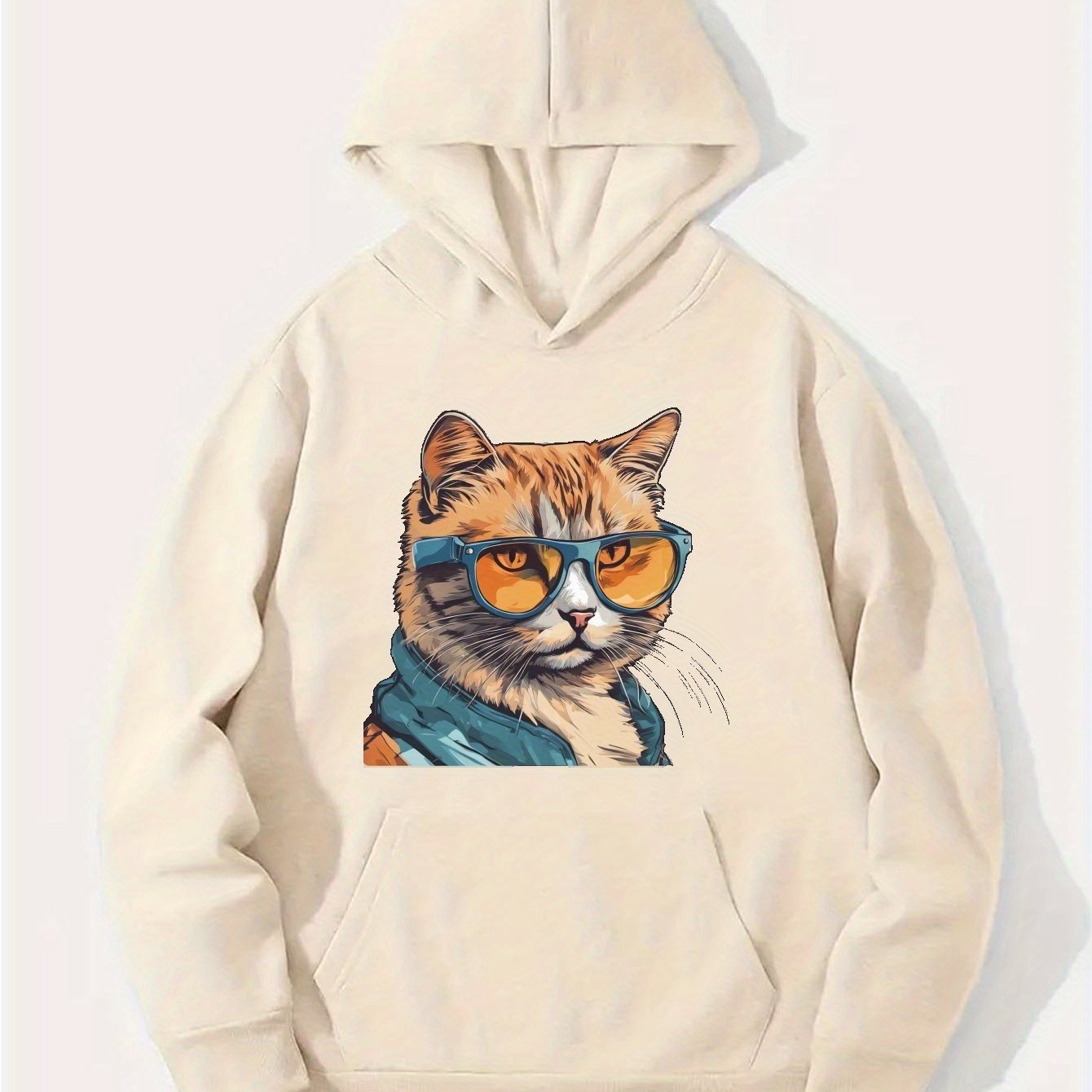 Orange cat online hoodie