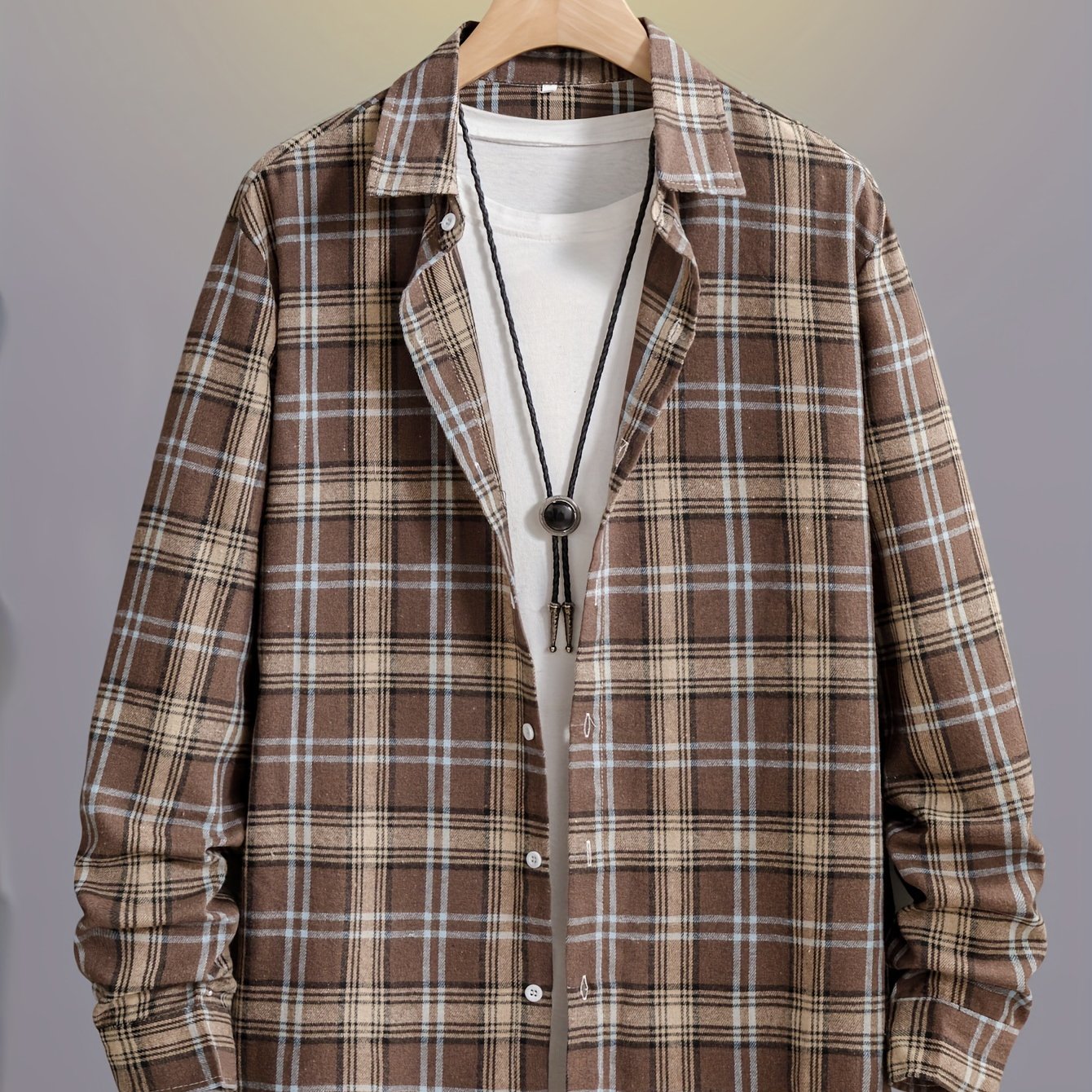 Trendy Men's Casual Long-sleeve Shirt