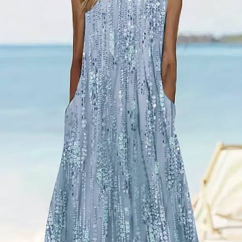 new summer versatile womens vest dress for beach vacation