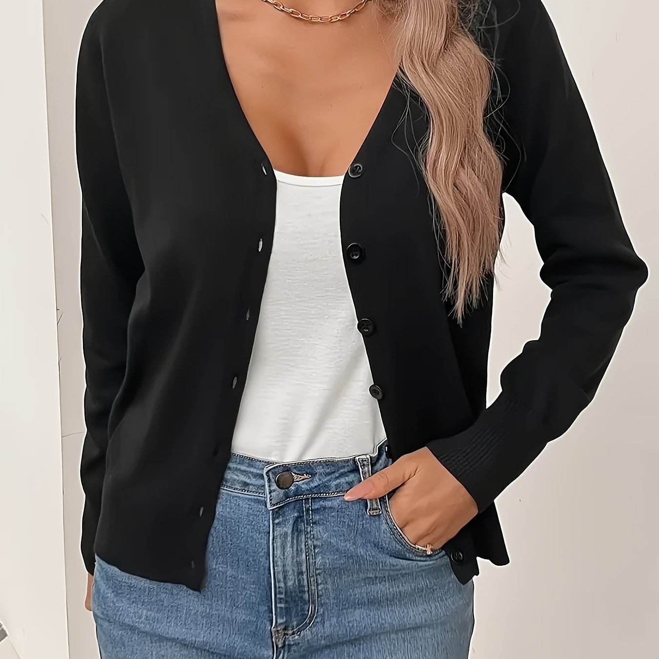 E-shop Anmutiger Minimalistischer Cardigan