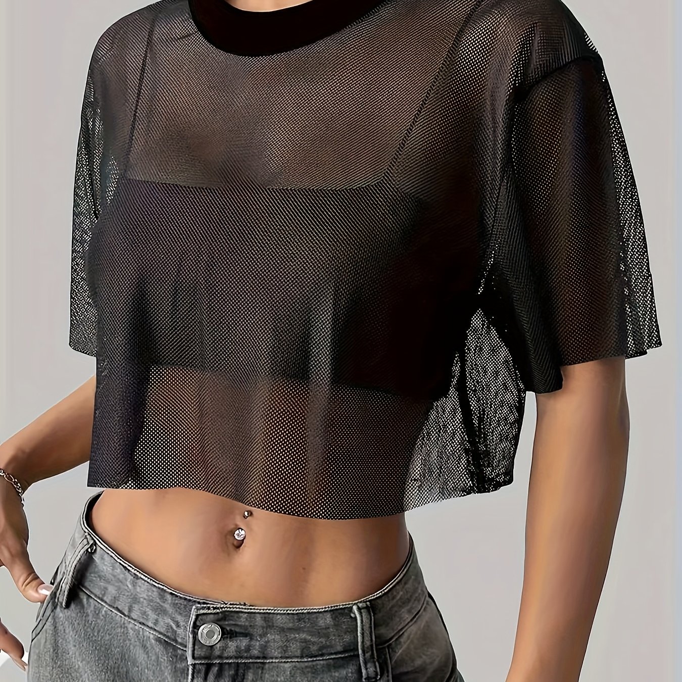 Image of Fashionable Women's Breathable Loose-fit Casual T-shirt Top