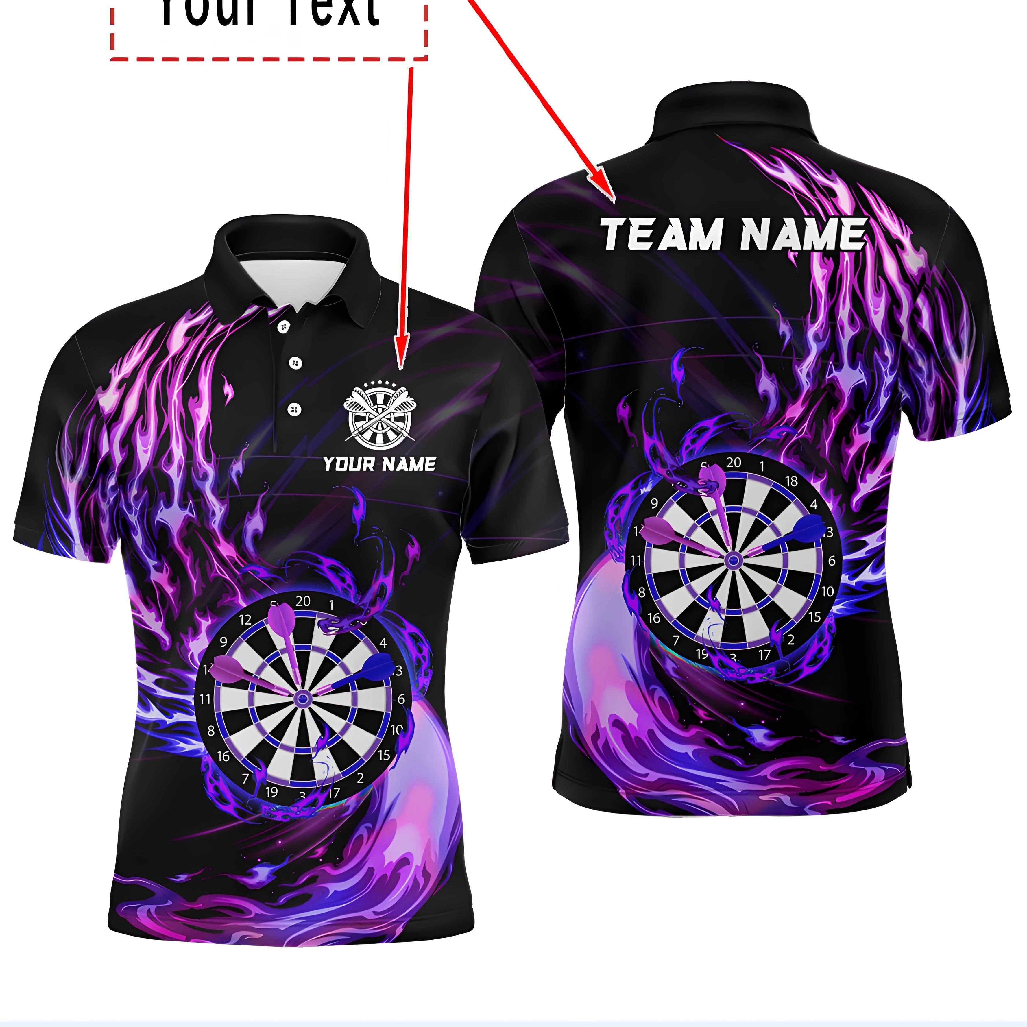 TEMU Custom Darts (washable) - Customizable Name And Name Printing, Design, Breathable And Quick-drying, Suitable Darts Club Competitions And