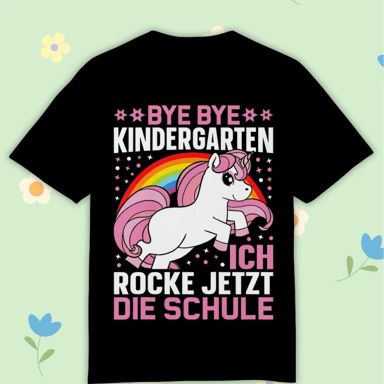 Image of Kindergarten Now, Student T- Shirt, Black, 80 Comfortable Casual Crew Neck Tee For Boys And Girls T Shirt, 200g