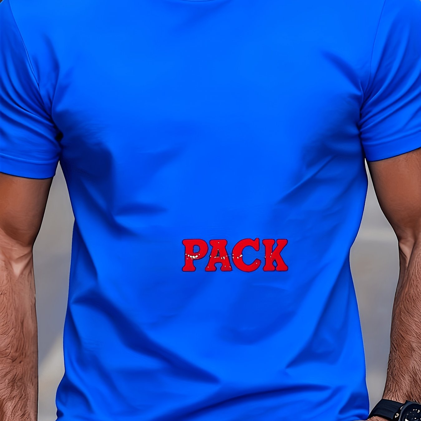 TEMU [printed Design - Non-textured] 2026 's T-shirt - Round Neck Short Sleeve Top, Suitable For Gym, Summer, And Casual Wear, Plus Size