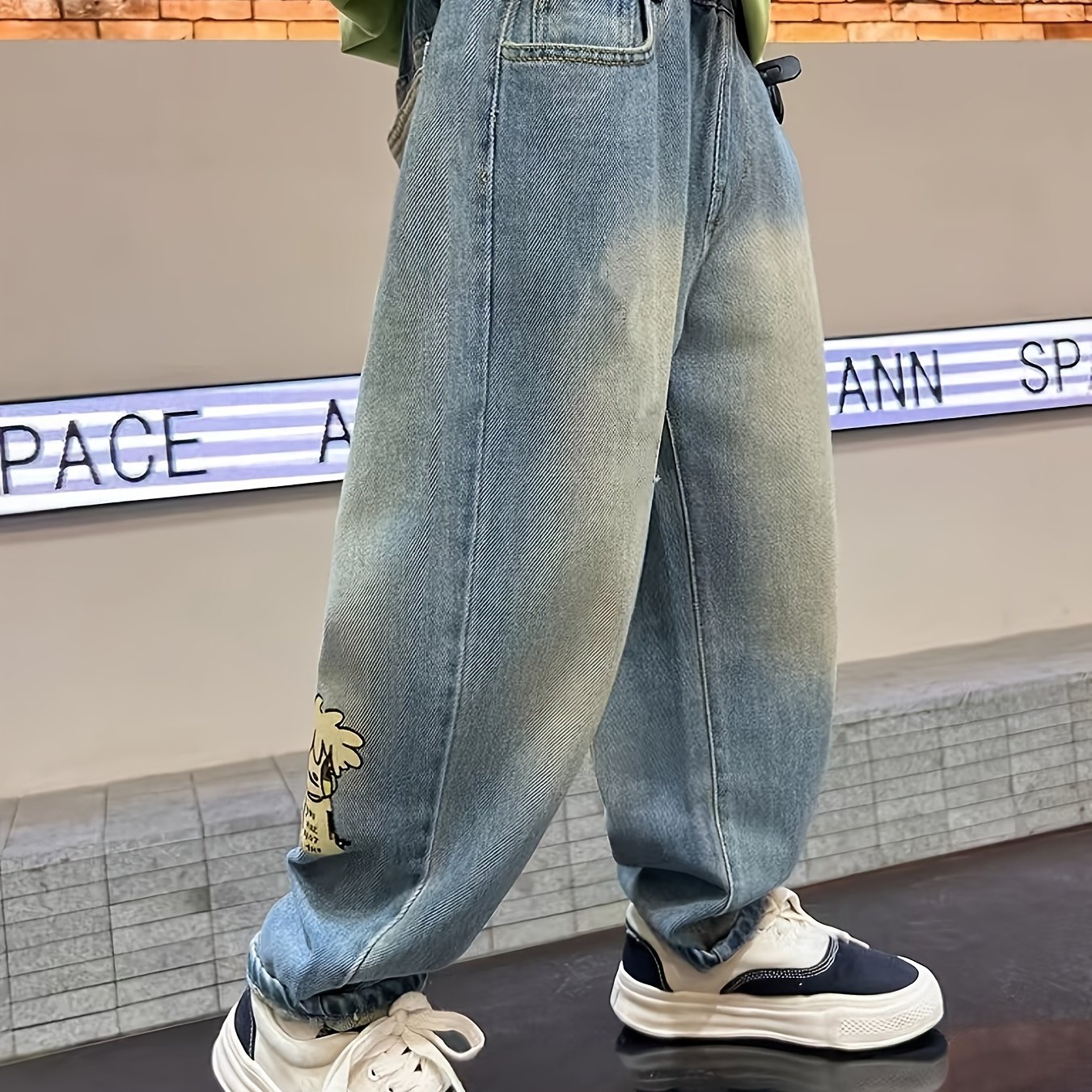 国内で当店のみ CFIERCE - CARTOON LOOSE JEANS CARTOON LOOSE JEANS – CFierce