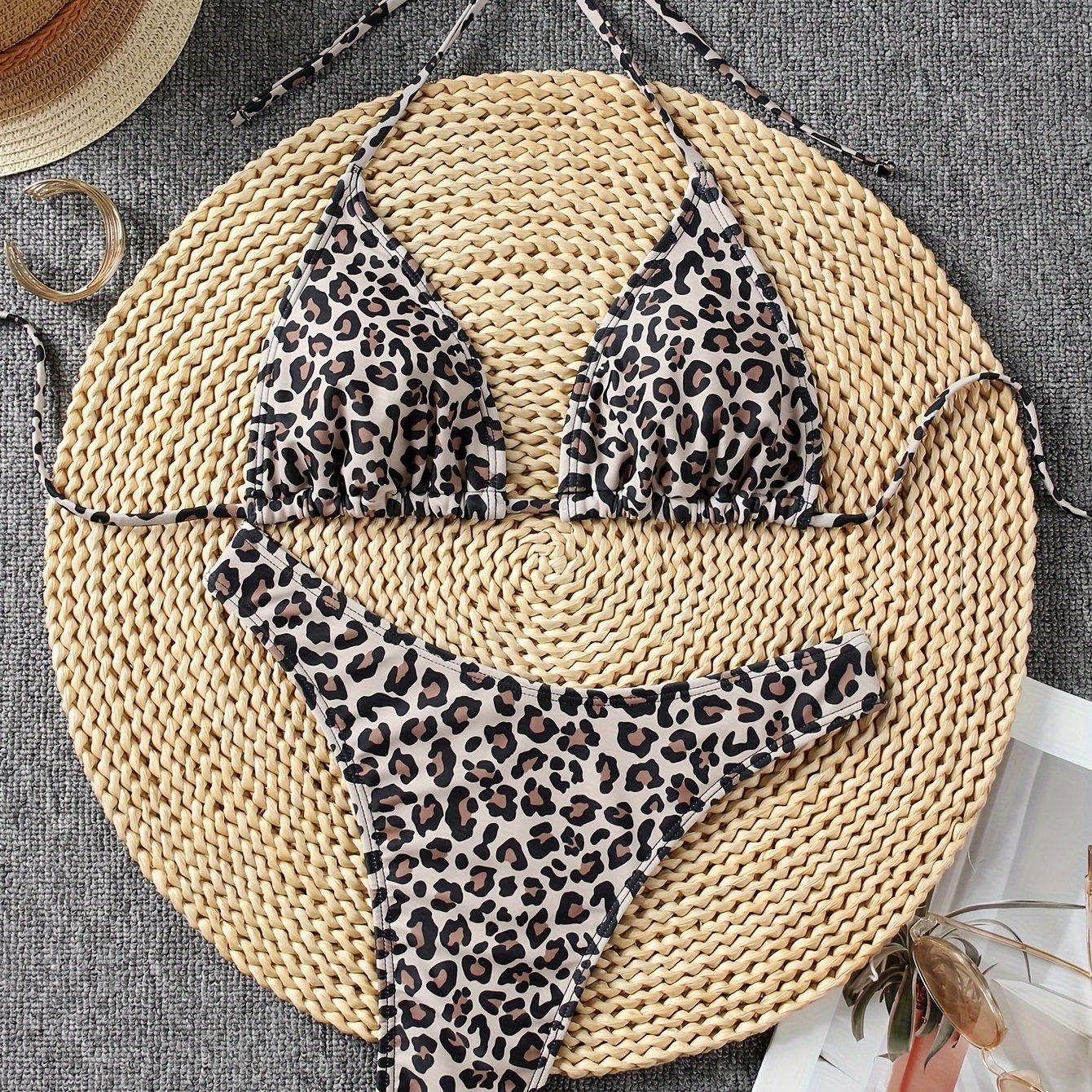 E-shop Sexy Leopard-Print Zweiteiler Bikini