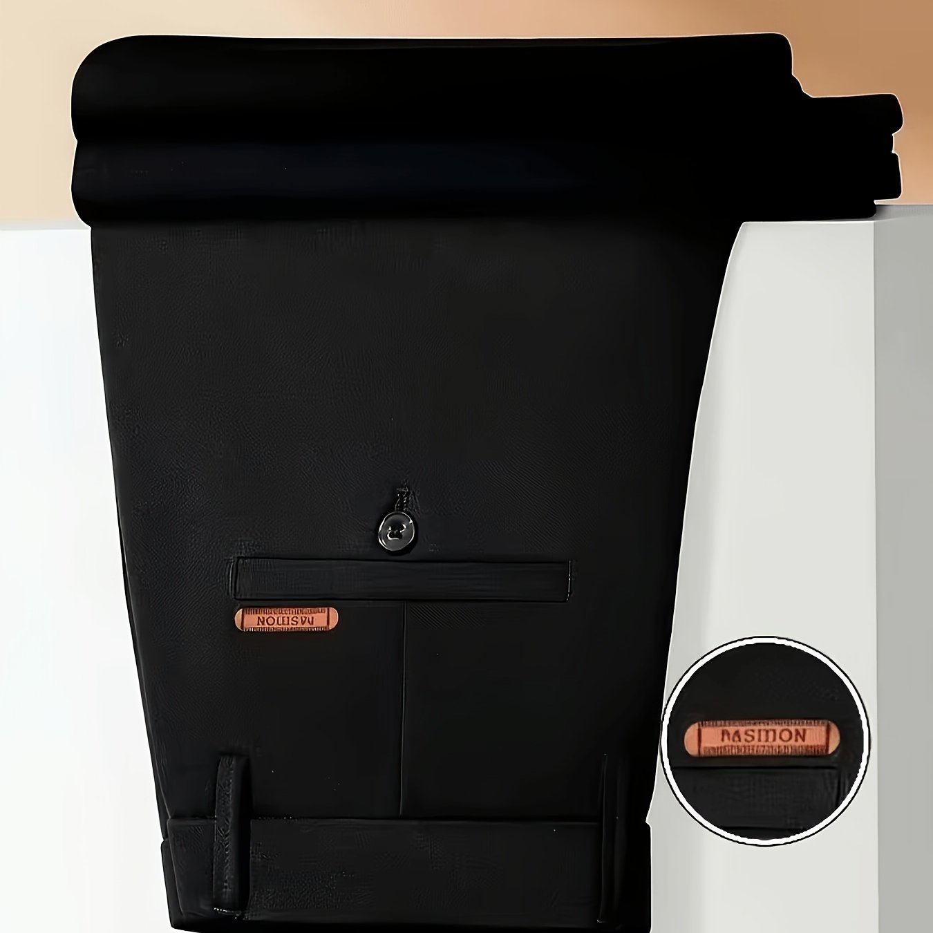 TEMU 's Business Casual Trousers, High Elasticity, Wrinkle-resistant, Cool And Breathable, Light Business, Corporate Office Work Uniform, Suit Pants