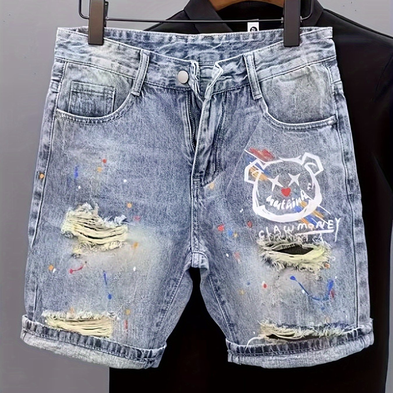 Men's Denim Shorts Pants 616#