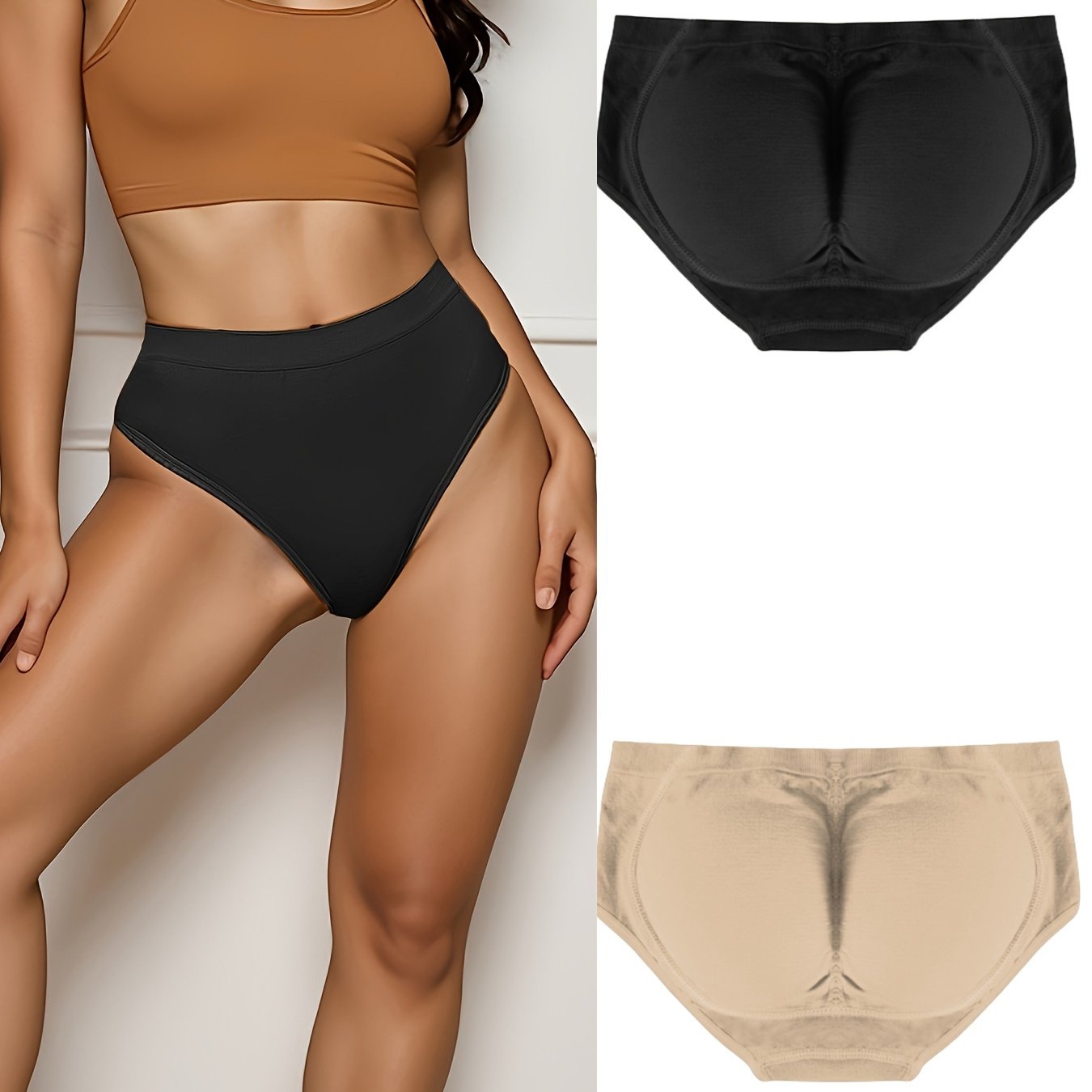 Butt Padded Shaping Panties Comfy Breathable Butt - Temu United Arab  Emirates