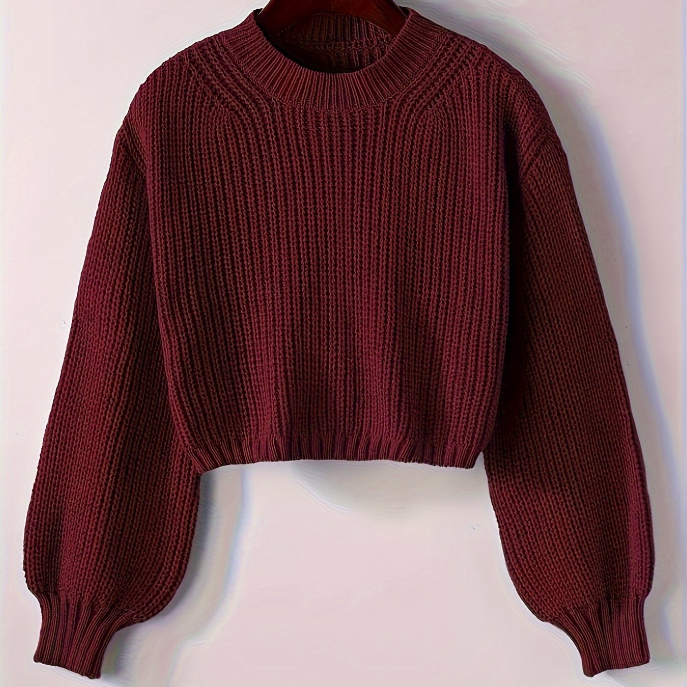 Casual Lantern Sleeve Comfortable Pullover