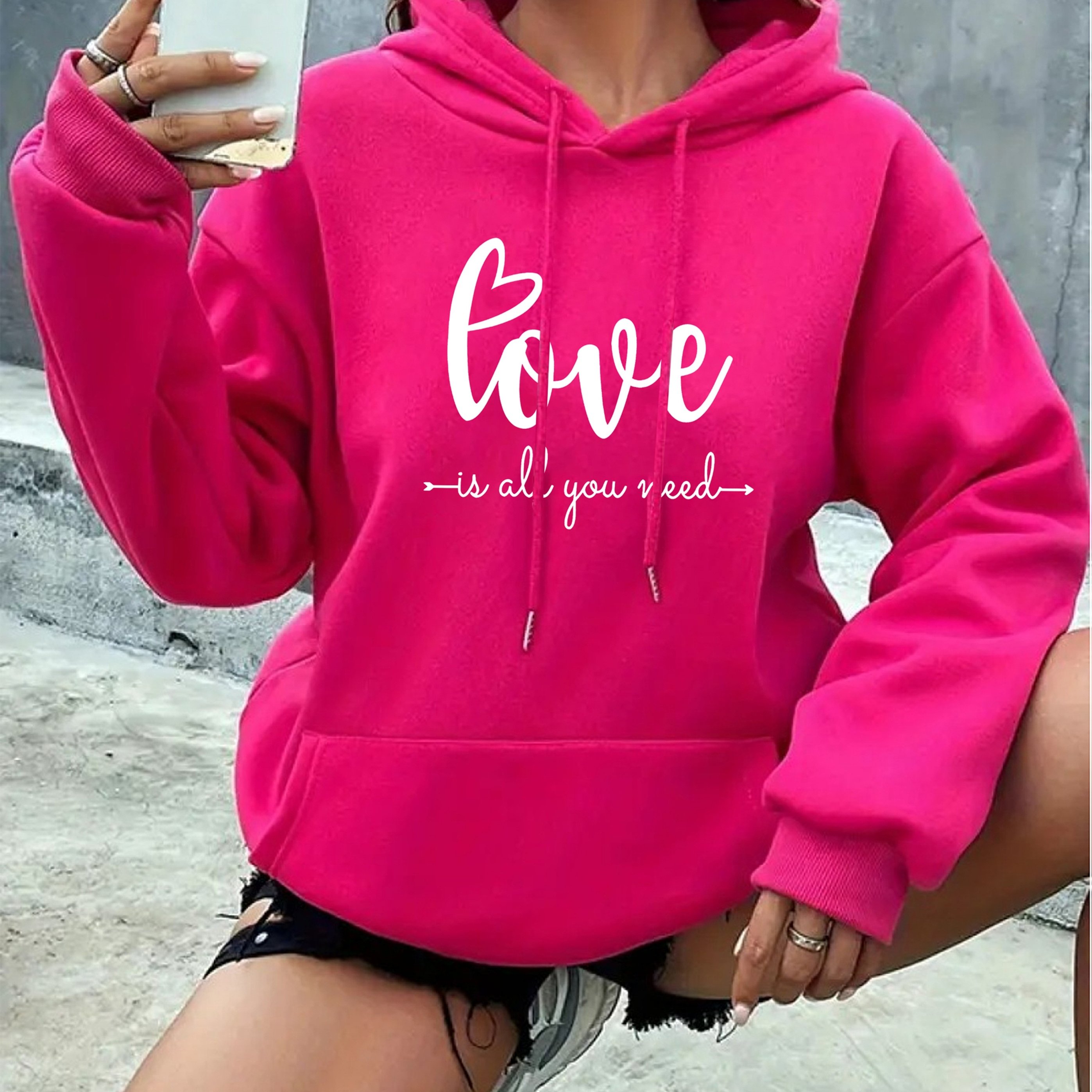TEMU Women's Long-sleeve Prints, Loose Fit, Suitable For , Machine Washable, Ideal For Daily Wear And Casual Outfits