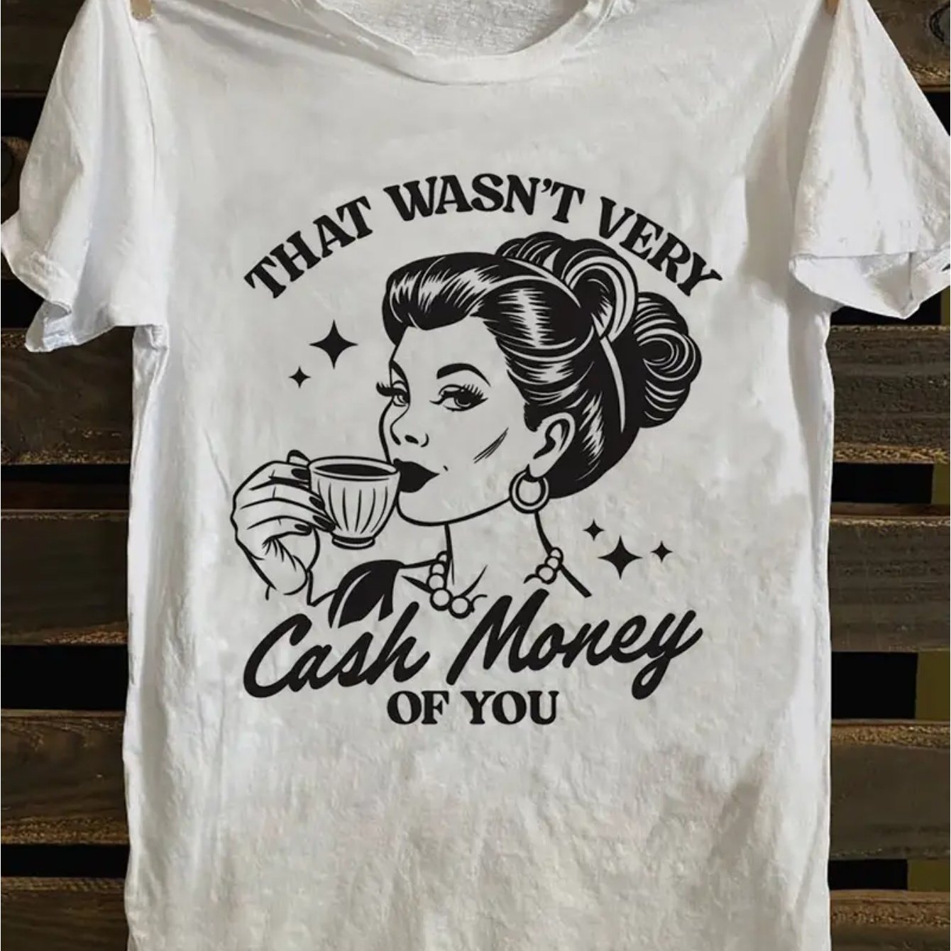 TEMU Men's Retro Punk - Funny "that 't Very Of You" Slogan & Design, 100% Cotton Soft Vintage 80s/90s Hip-hop Inspired Tee, Casual Short Sleeve Round