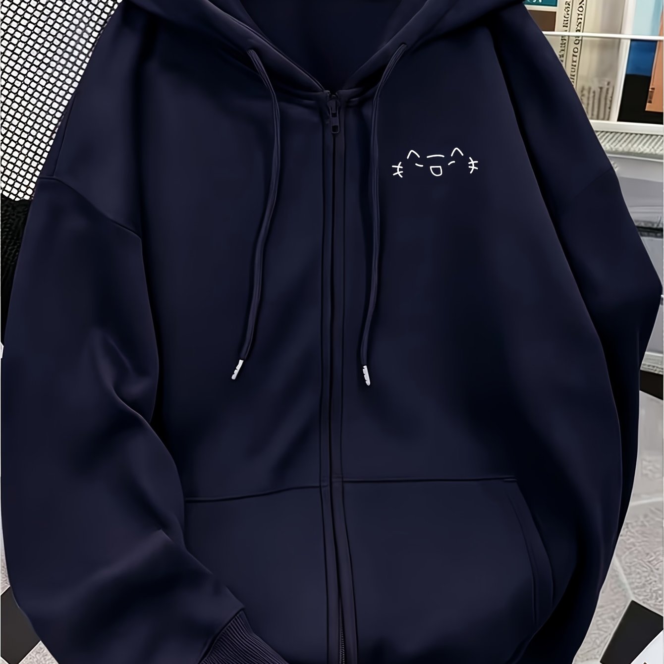 Women's Fleece Lined Hooded Zip-Up Sweatshirt Jacket