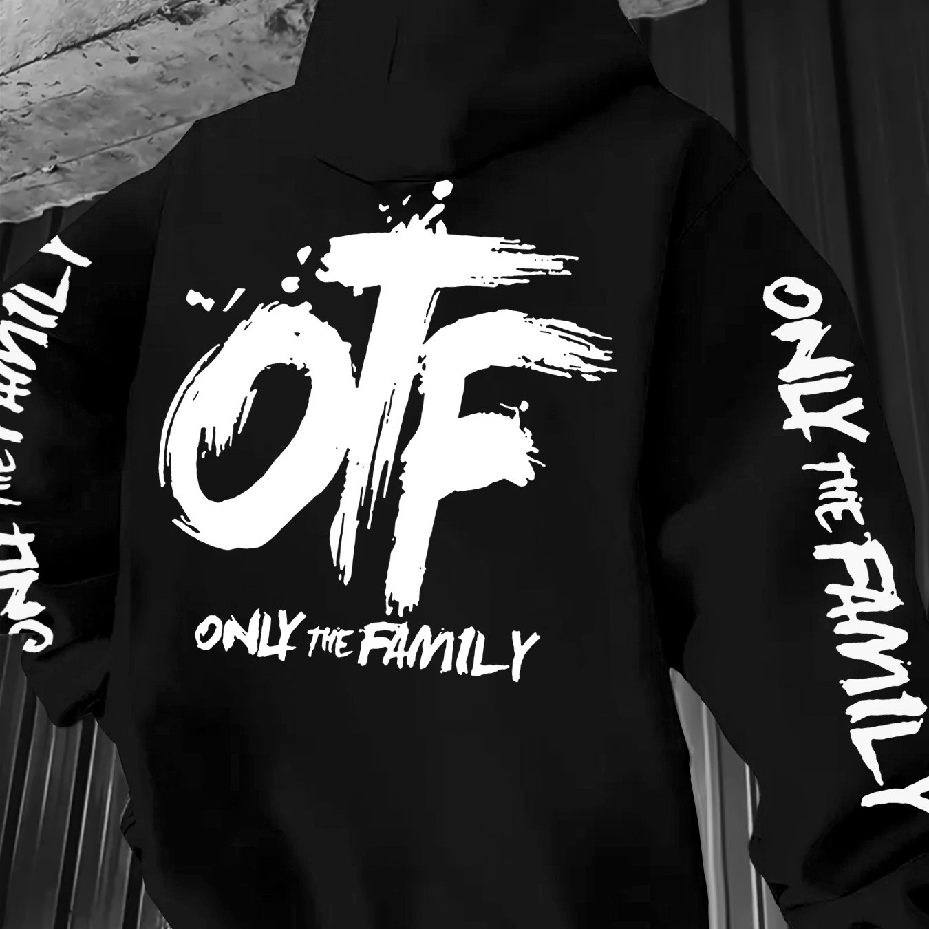 TEMU Sweat à capuche pour homme avec impression OTF, style américain, coupe ample, hoodie tendance pour fitness et streetwear, idéal pour offrir