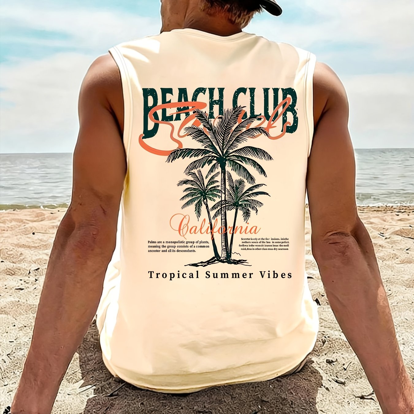 TEMU Men's Summer Casual Fitness Athletic Vest, Suitable For Gym, Running And Marathon